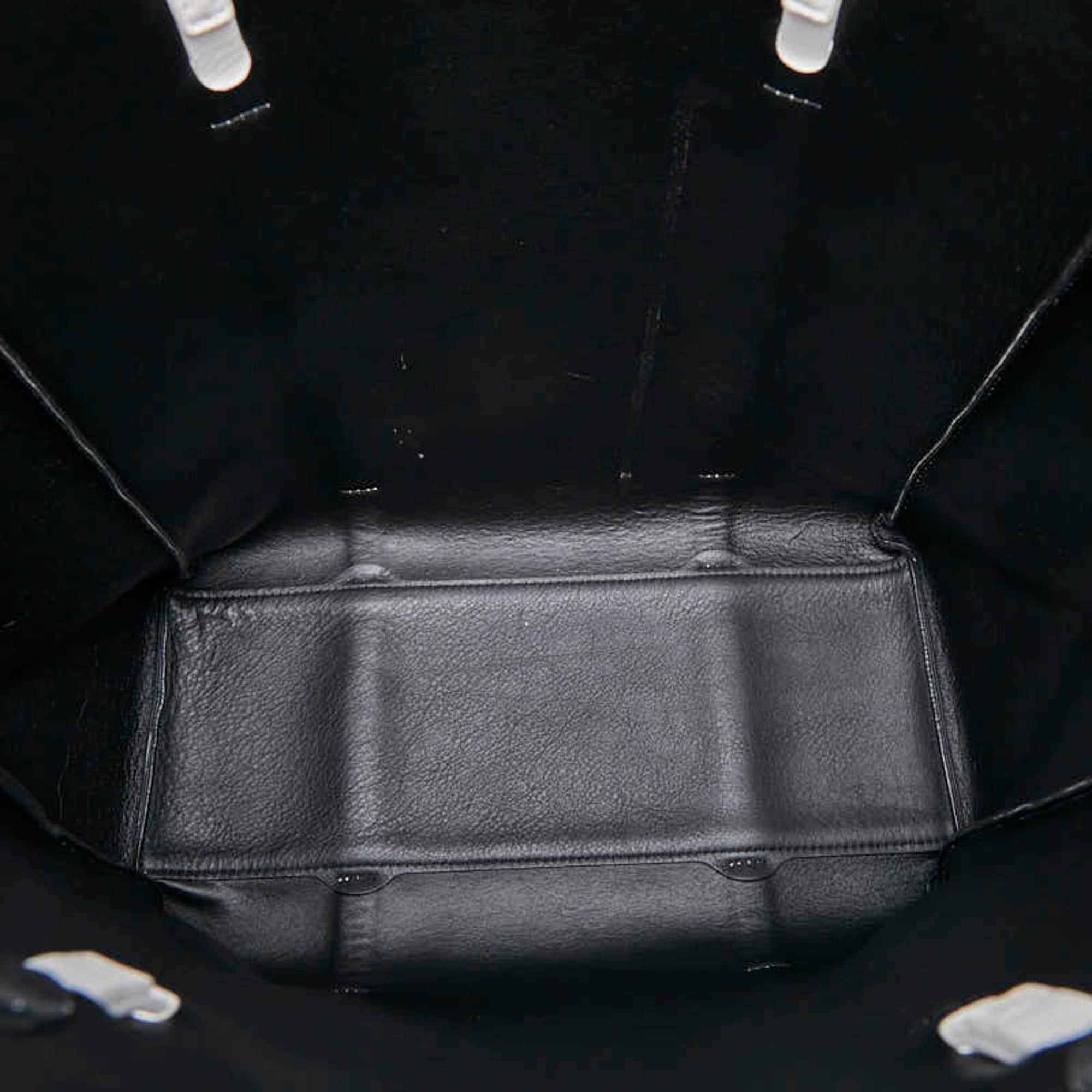 Balenciaga White Leather Shoulder Bag Tote Bag (Pre-Owned)