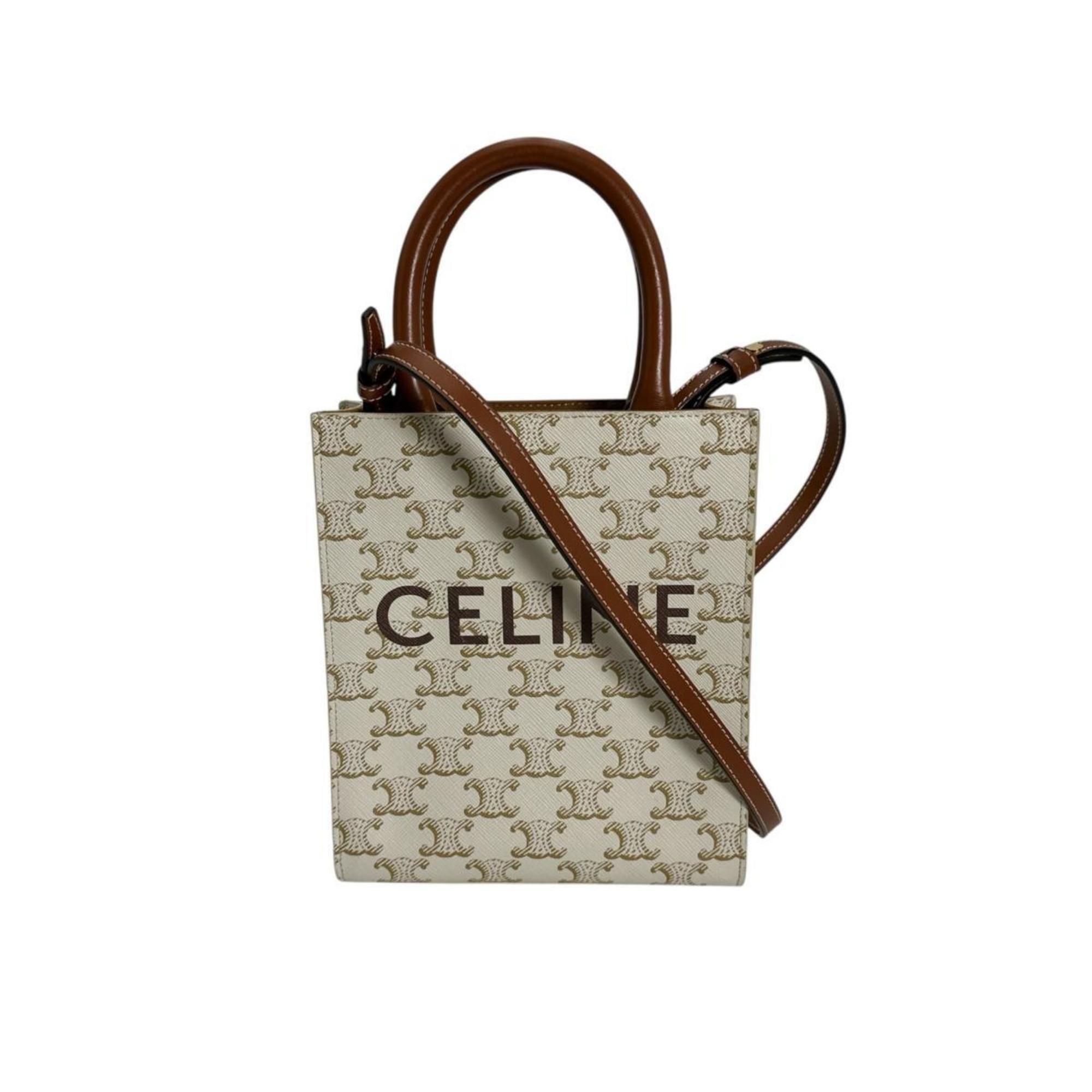 Celine White Pvc Handbag (Pre-Owned)