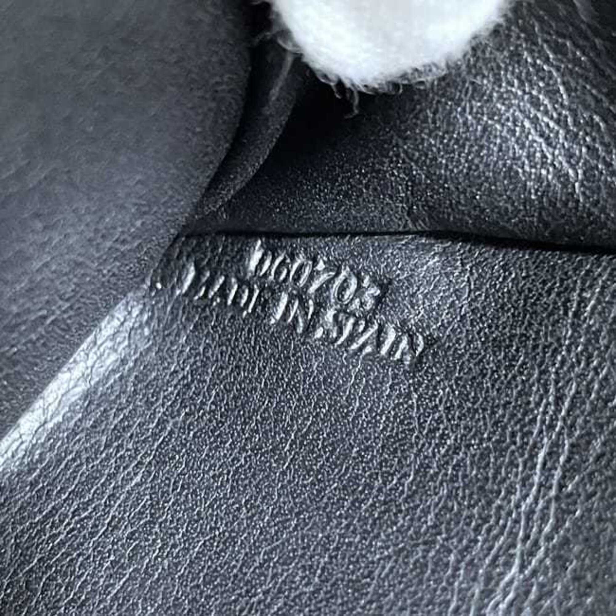 Loewe Black Suede Leather Wallet (Bi-Fold) (Pre-Owned)