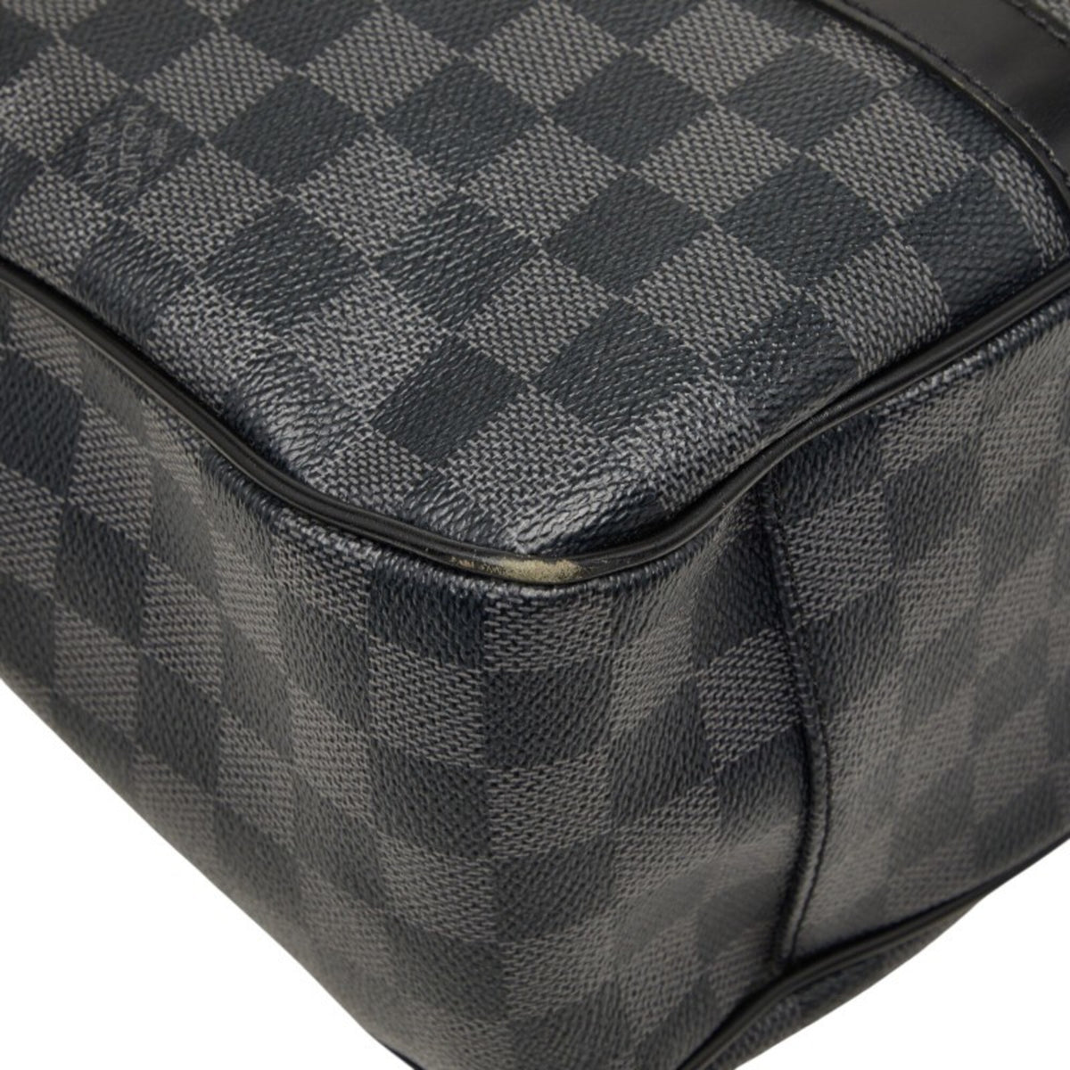 Louis Vuitton Damier Graphite Black Gray Pvc Leather Shoulder Bag (Pre-Owned)