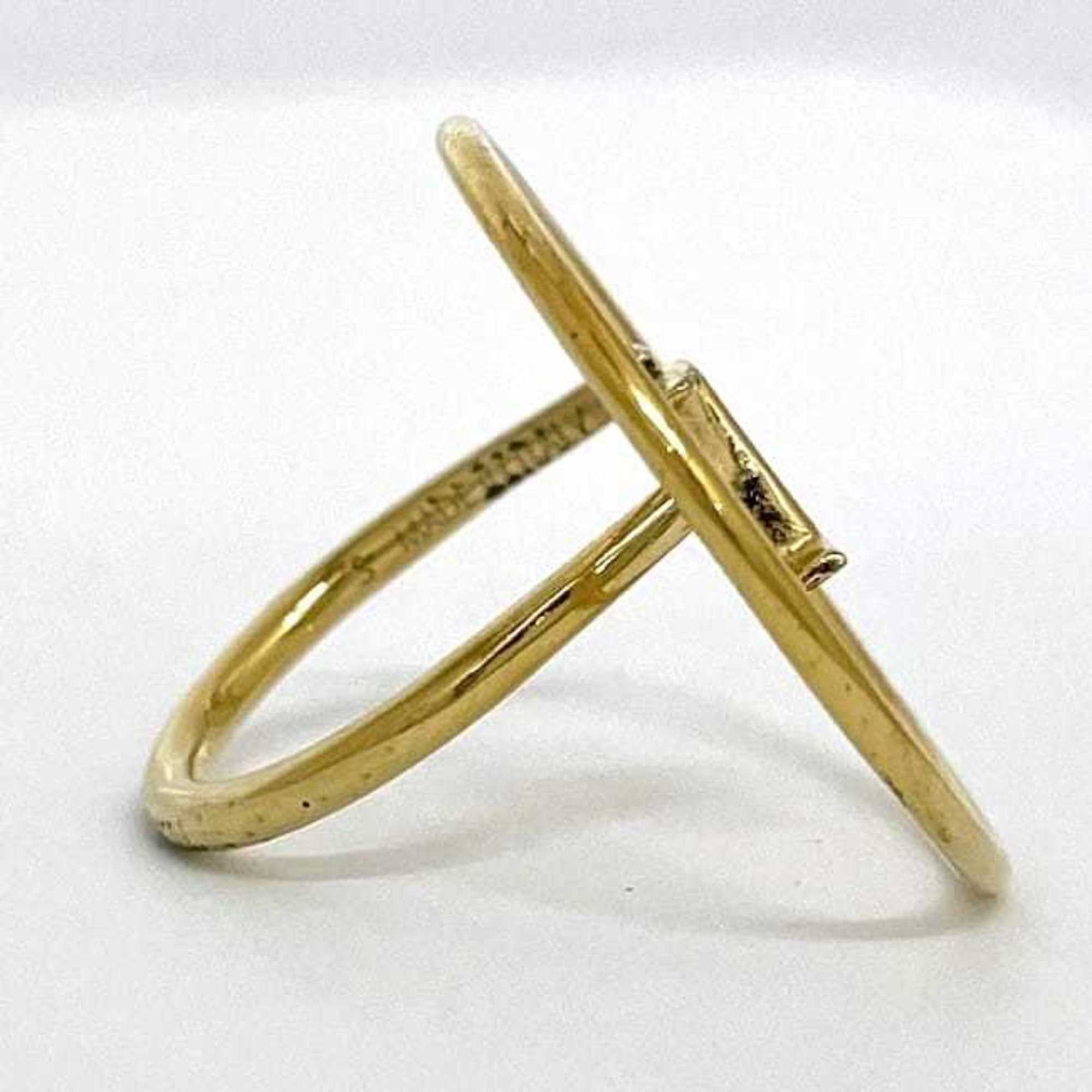 Louis Vuitton Gold Plating Band Ring (Pre-Owned)