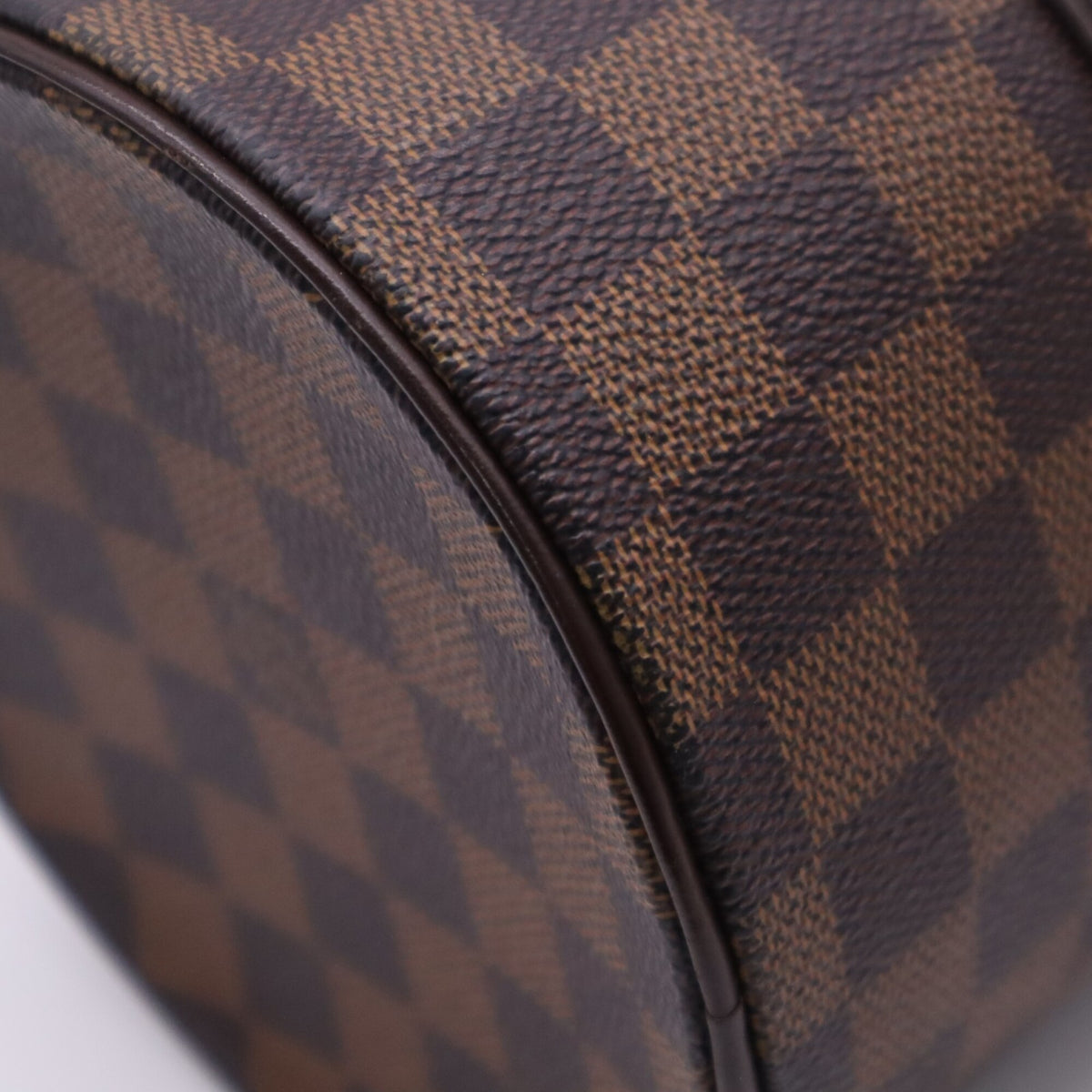 Louis Vuitton Damier Beige Brown Coated Canvas Leather Handbag (Pre-Owned)