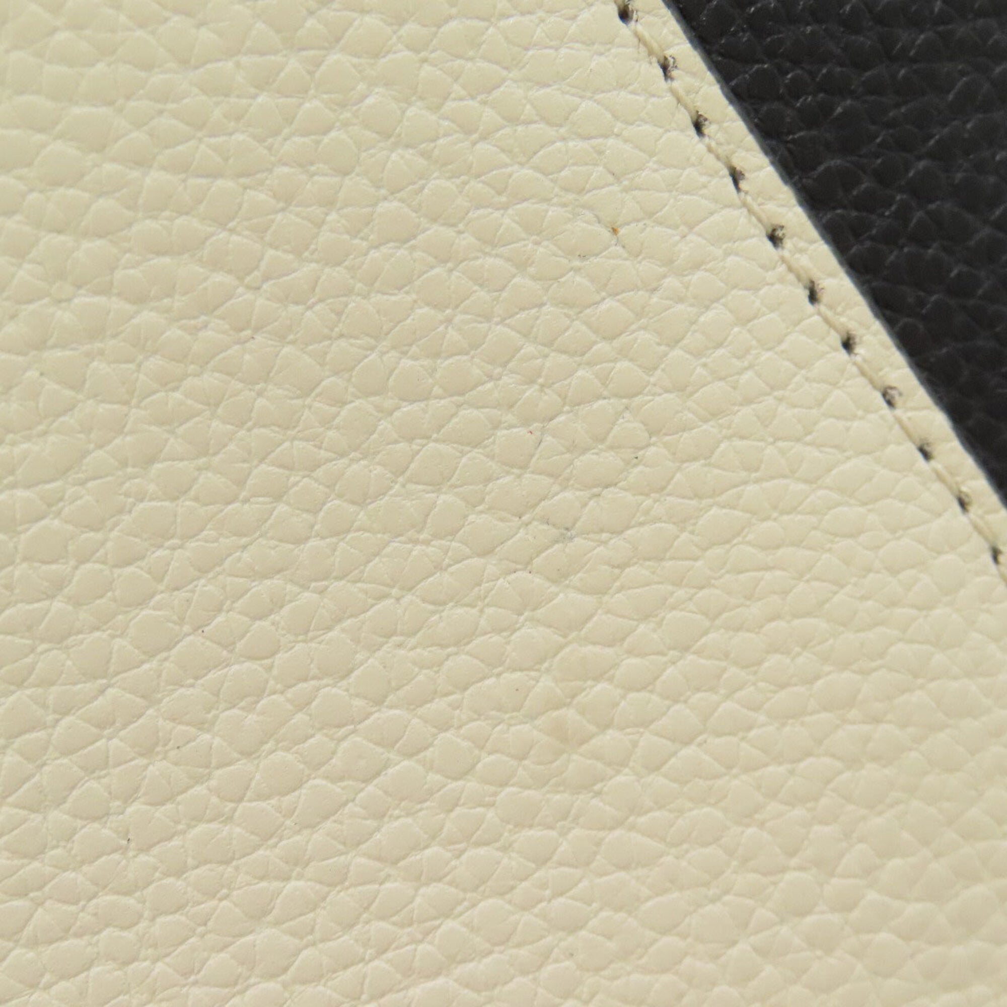 Marc Jacobs Black White Leather Handbag (Pre-Owned)