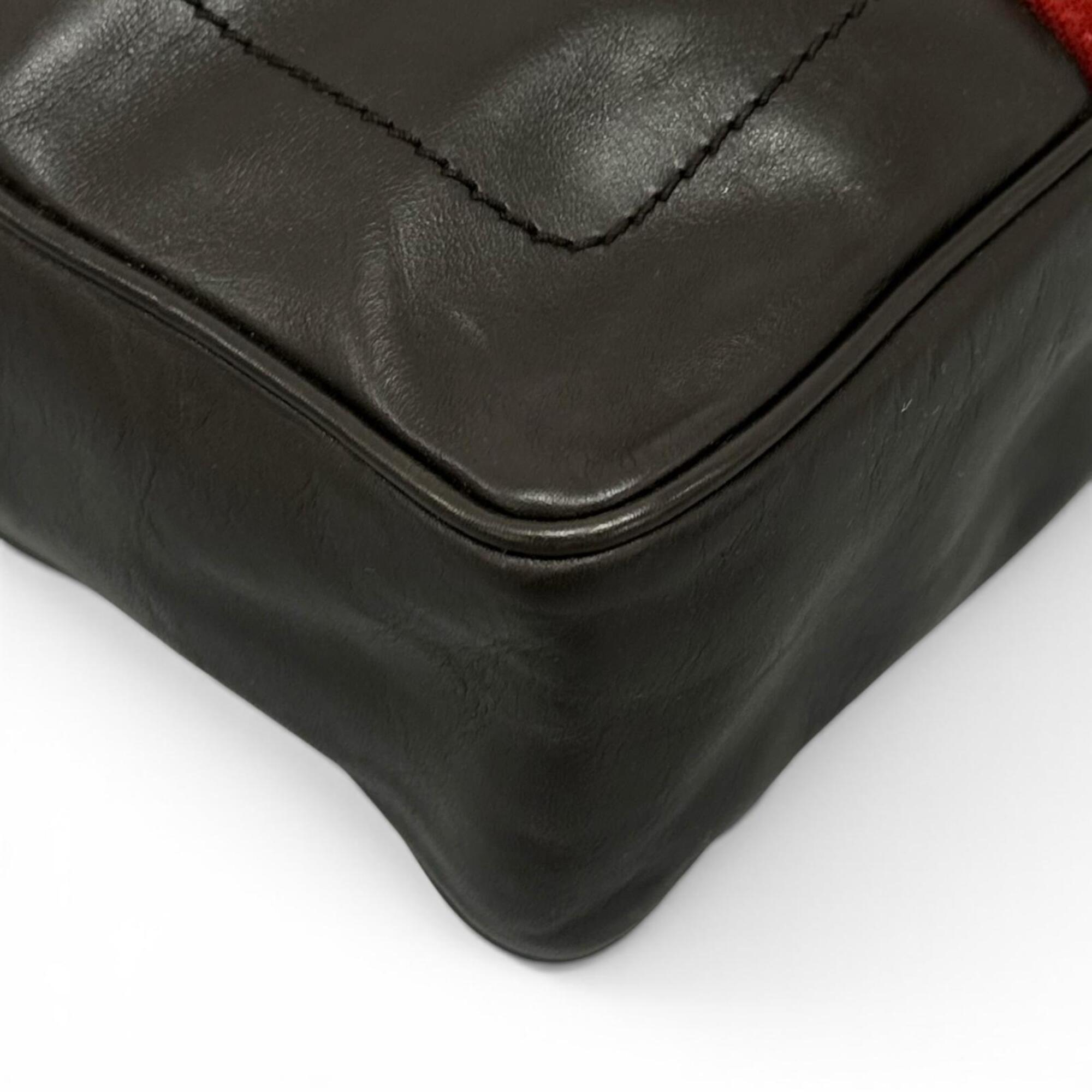 Bally Dark Brown Leather Briefcase Tote Bag (Pre-Owned)