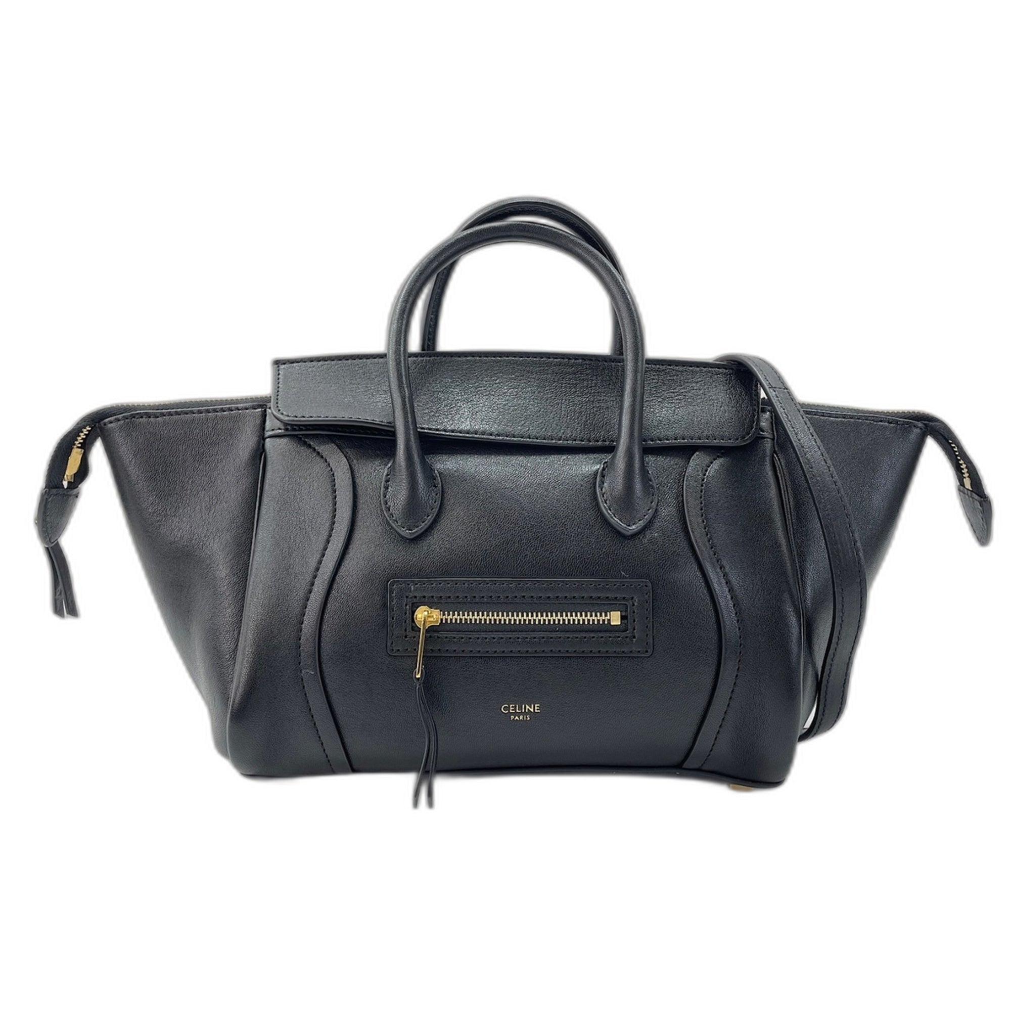 Celine Luggage Black Shoulder Bag (Pre-Owned)