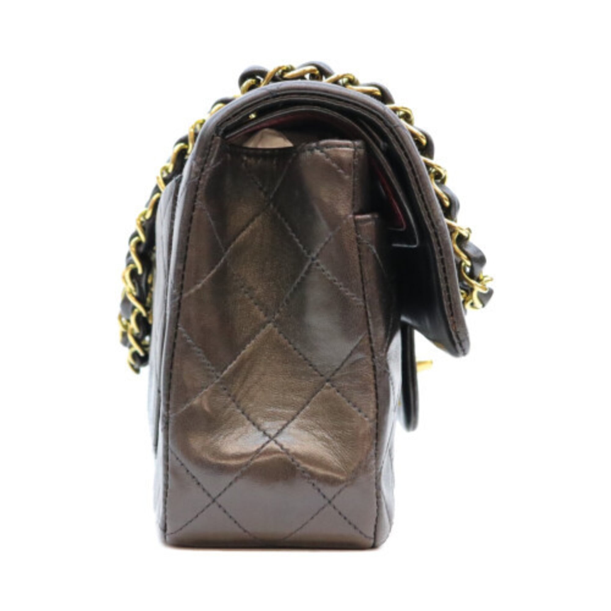 Chanel Black Leather Shoulder Bag (Pre-Owned)