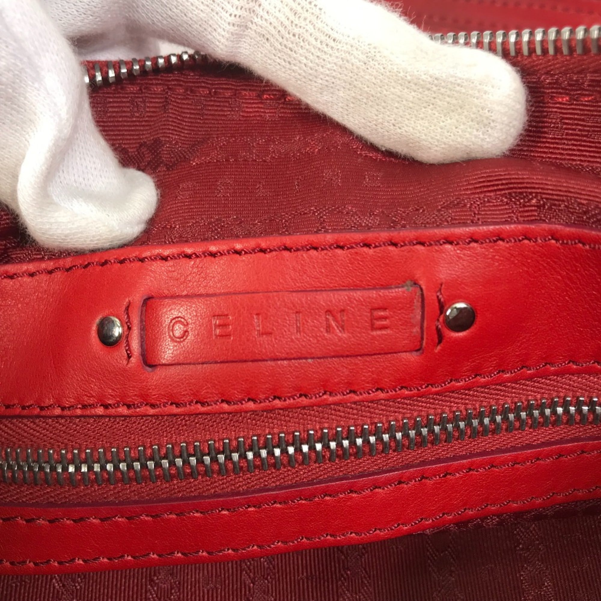 Celine Red Other Boston Bag (Pre-Owned)