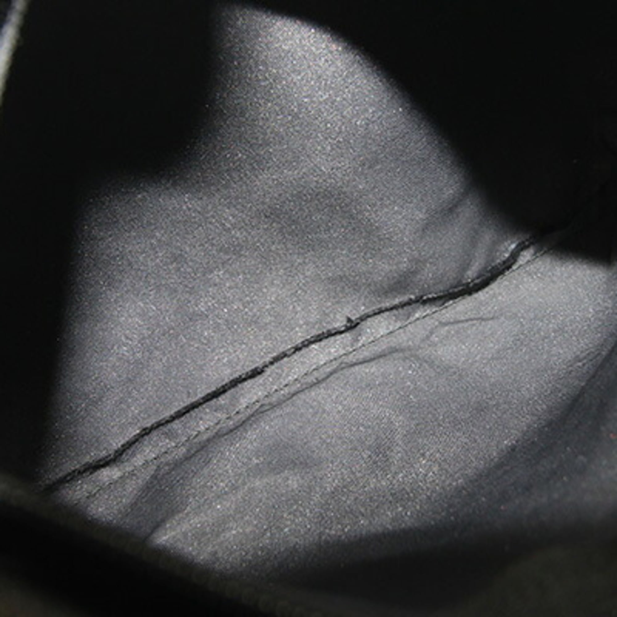 Prada Black White Nylon Handbag Pouch (Pre-Owned)