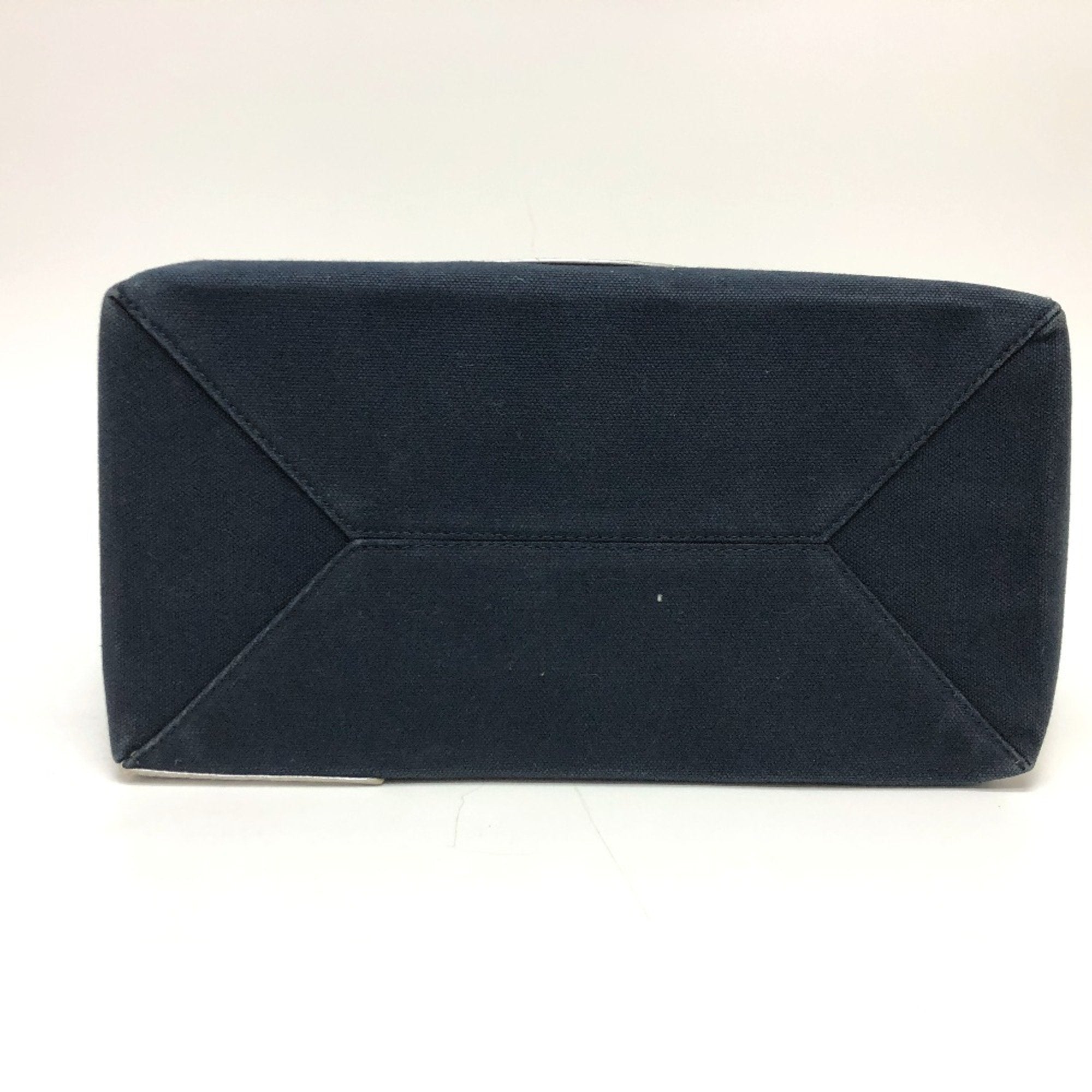 Chanel Navy Cloth Tote Bag (Pre-Owned)