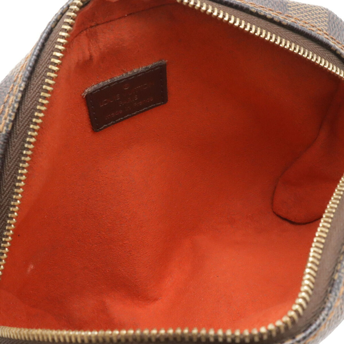 Louis Vuitton Damier Brown Pvc Pochette Shoulder Bag (Pre-Owned)