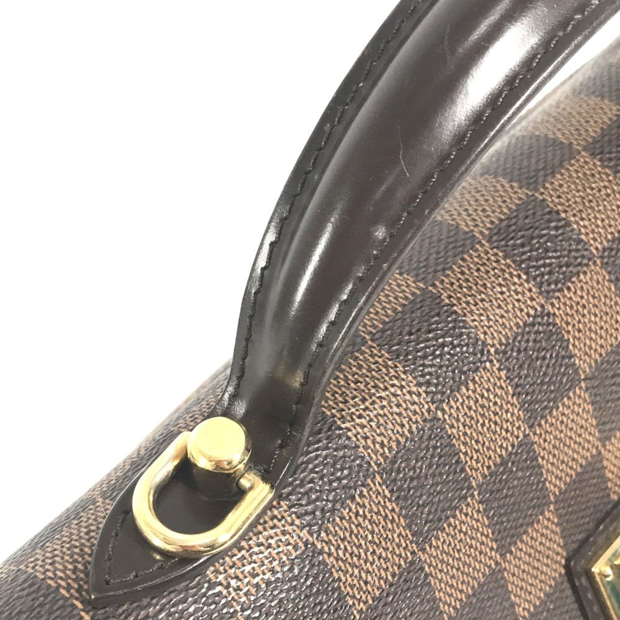 Louis Vuitton Brown Damier Canvas Ebene Damier Canvas Handbag Shoulder Bag (Pre-Owned)