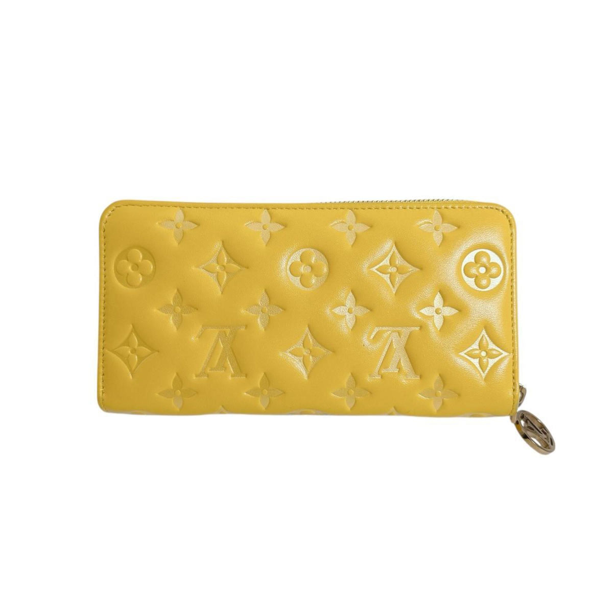 Louis Vuitton Monogram Empreinte Yellow Monogram Empreinte Long Wallet (Bi-Fold) (Pre-Owned)