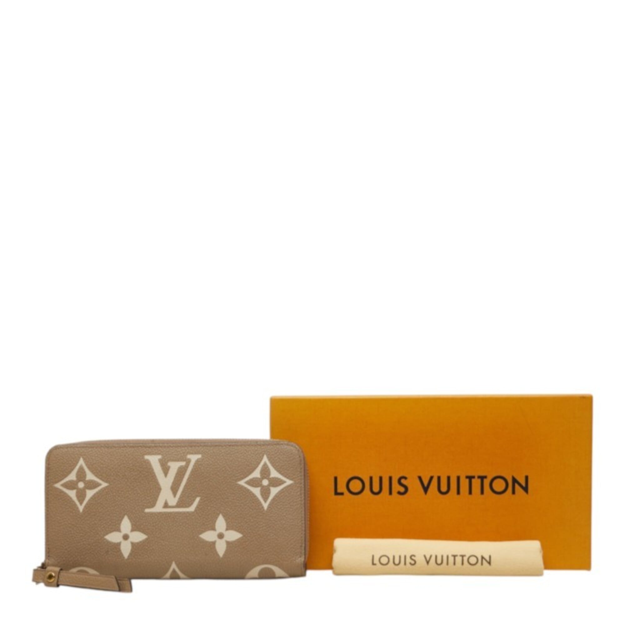 Louis Vuitton Beige Bicolor Monogram Leather Coin Purse/Coin Case (Pre-Owned)
