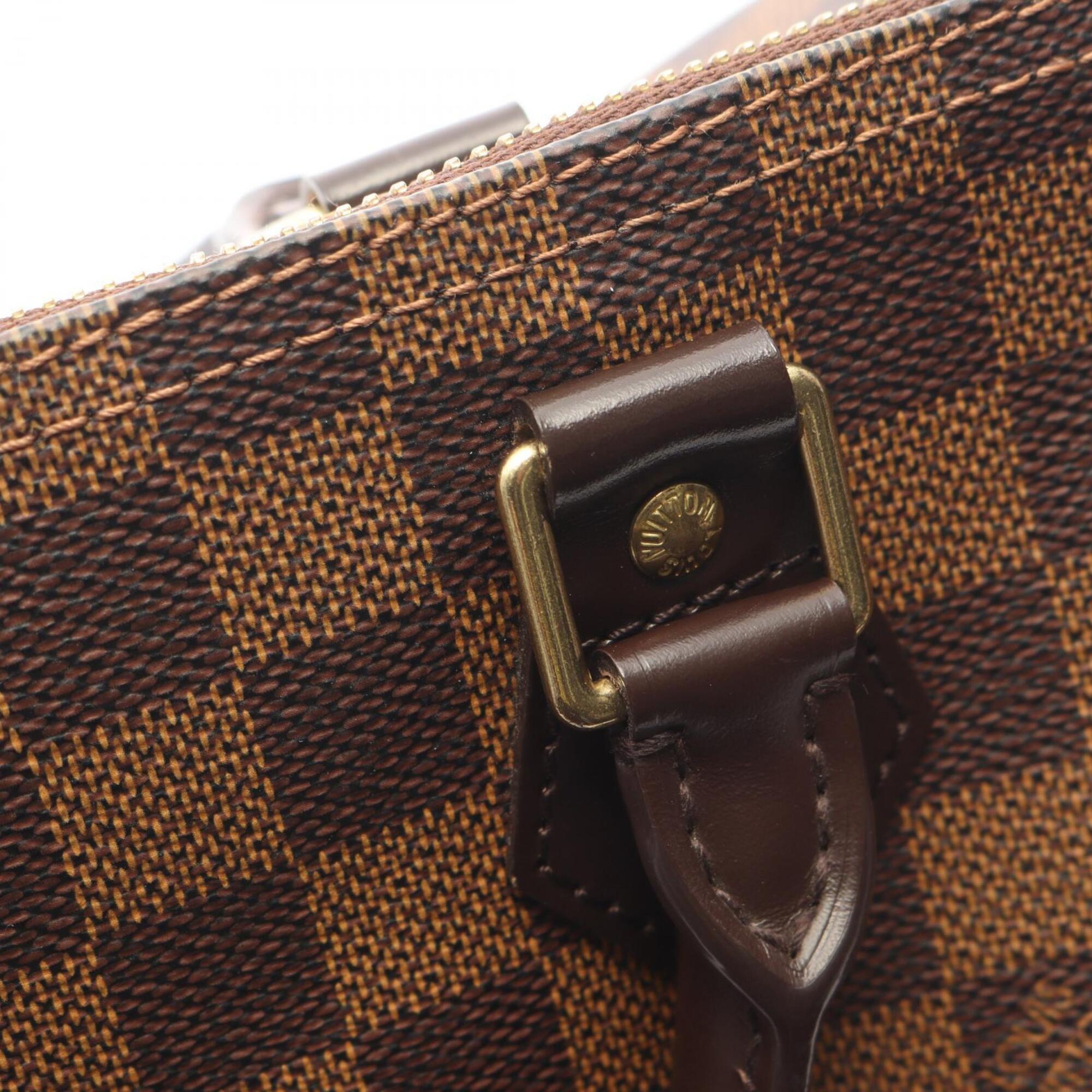 Louis Vuitton Brown Coated Canvas Leather Handbag (Pre-Owned)