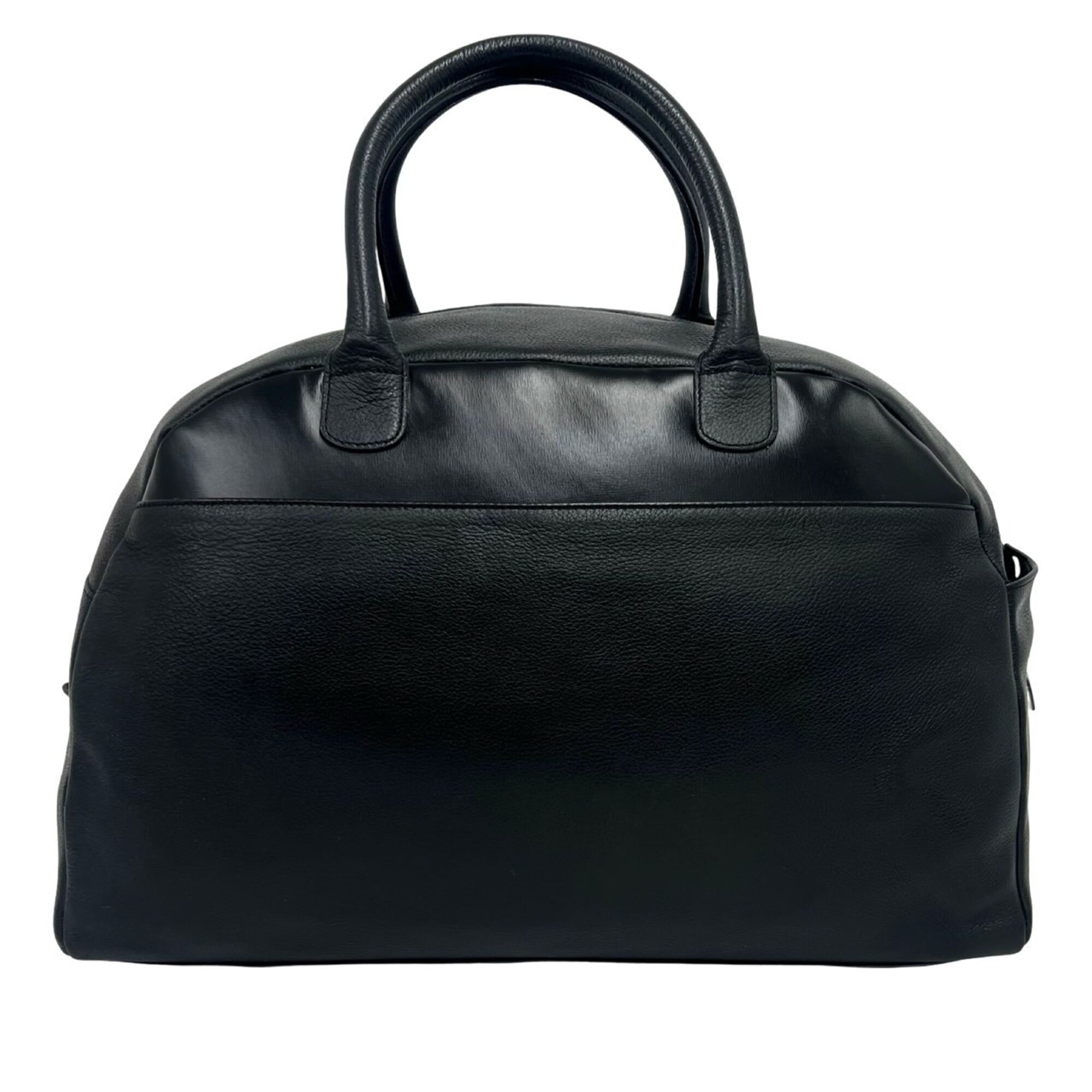 Loewe Black Leather Boston Bag Handbag Shoulder Bag (Pre-Owned)