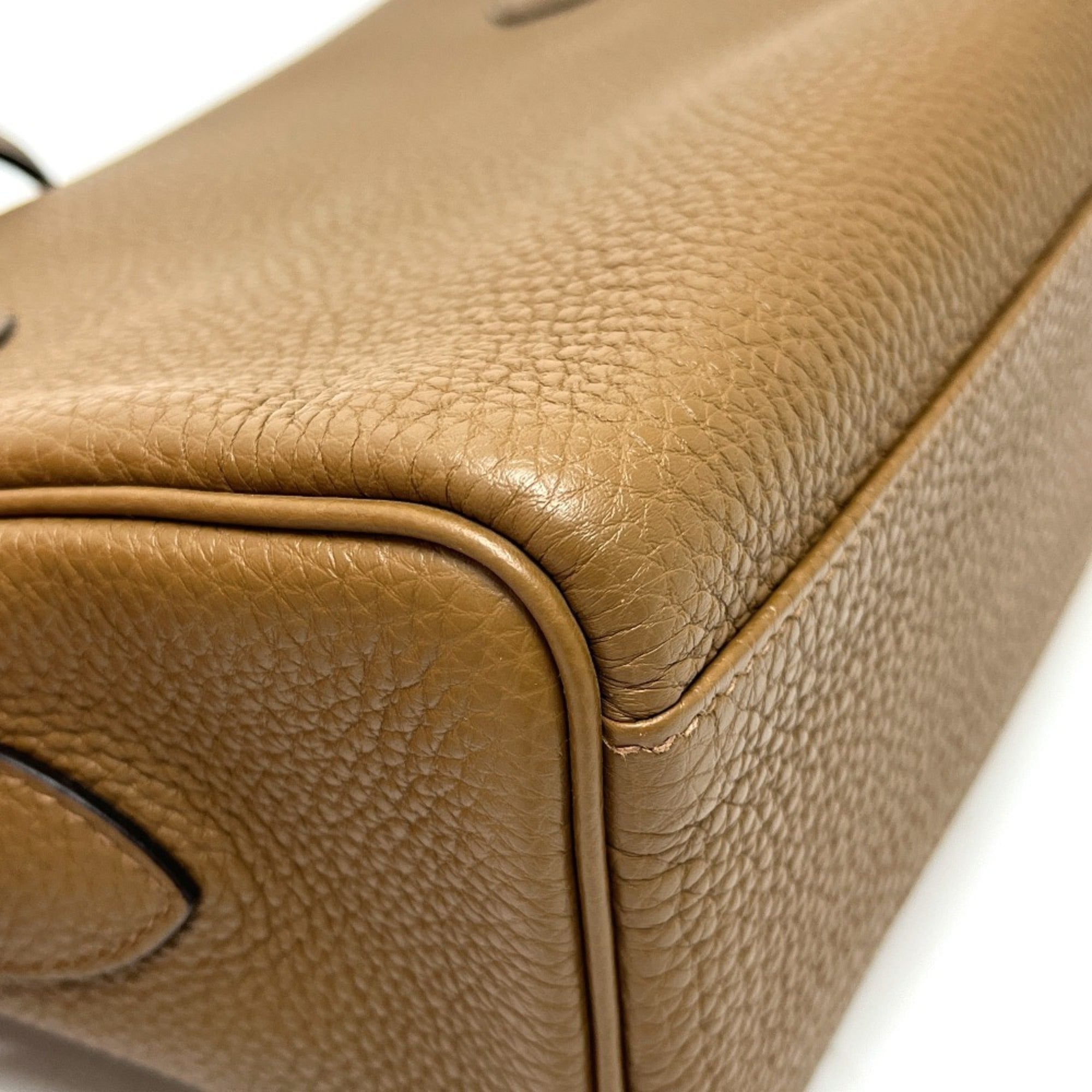 Hermes Kelly Brown Togo Leather Handbag Shoulder Bag (Pre-Owned)