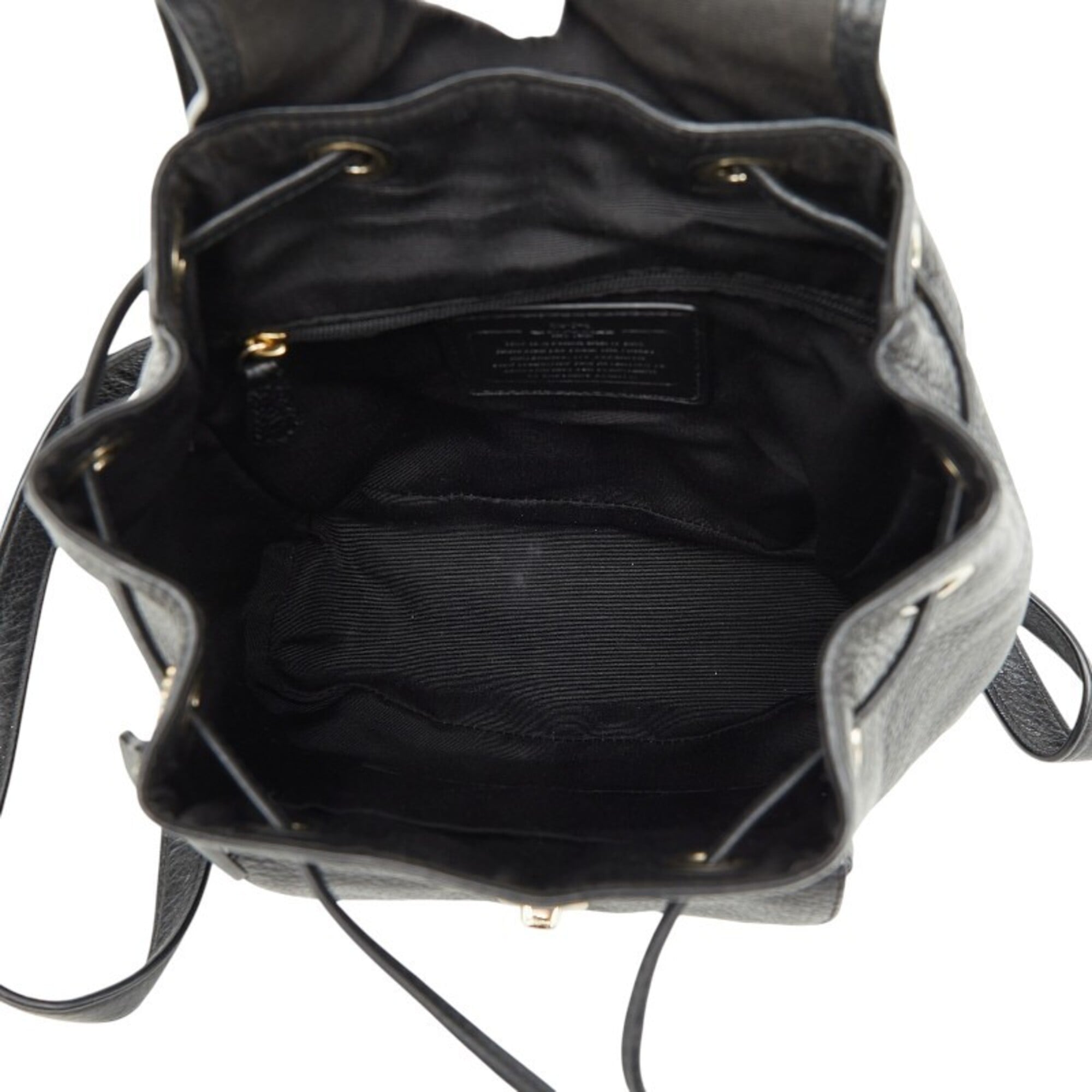 Coach Black Leather Backpack (Pre-Owned)