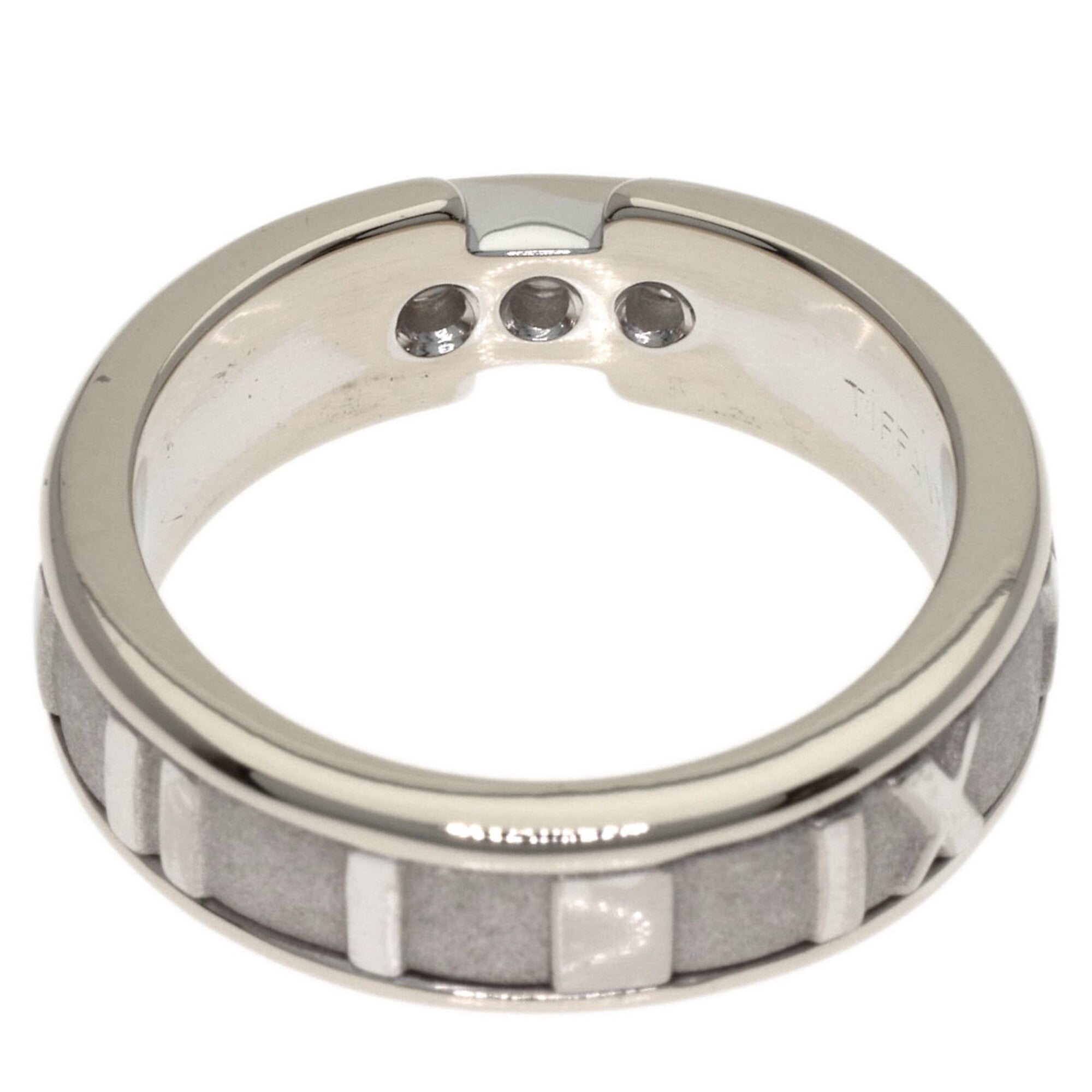 Tiffany White Gold White Gold (18K) Band Ring (Pre-Owned)