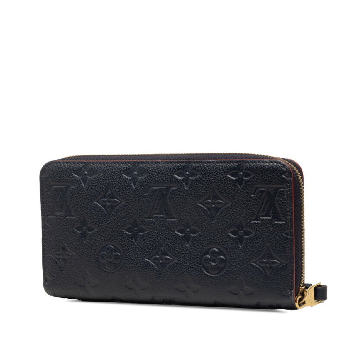 Louis Vuitton Monogram Empreinte Marine Rouge Leather Long Wallet (Bi-Fold) (Pre-Owned)