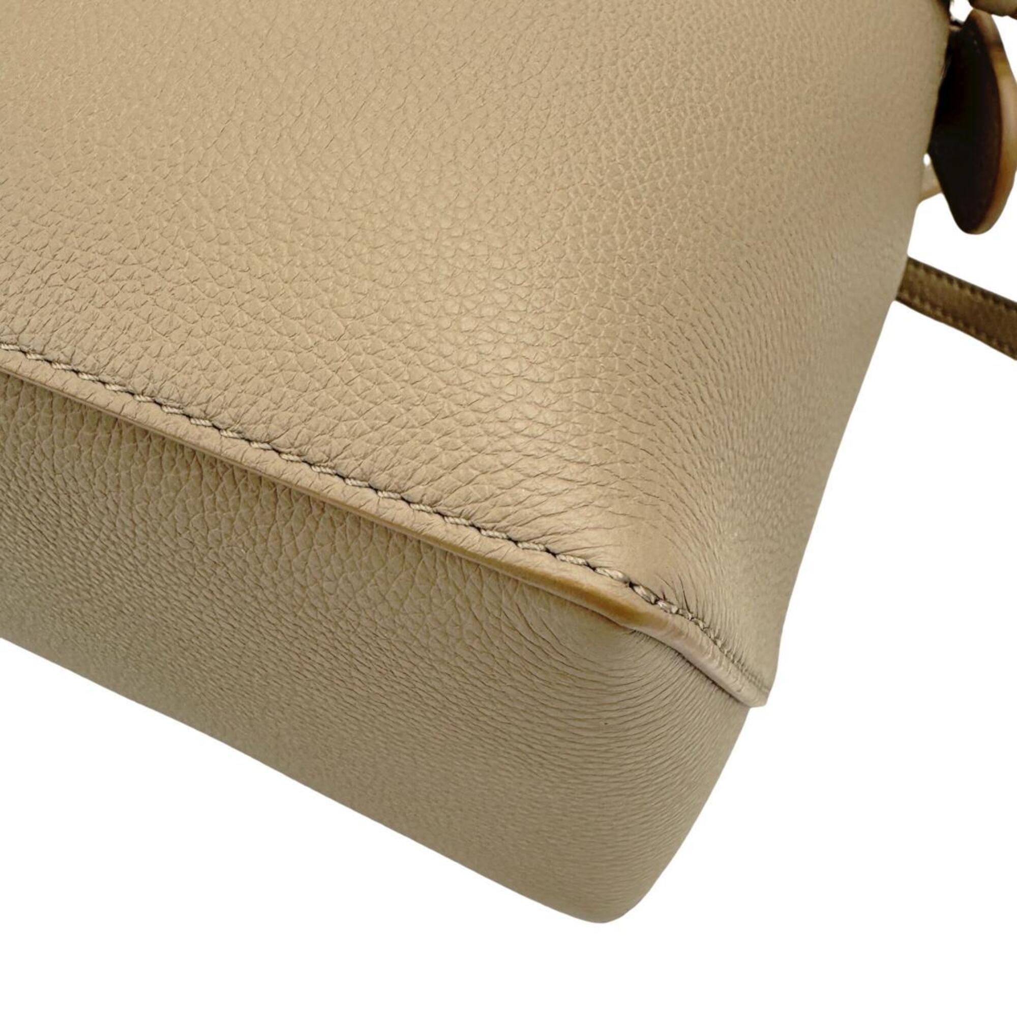 Loewe Sand Leather Handbag Shoulder Bag (Pre-Owned)