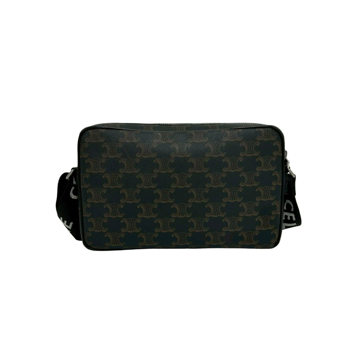 Celine Black Leather Pvc Shoulder Bag (Pre-Owned)