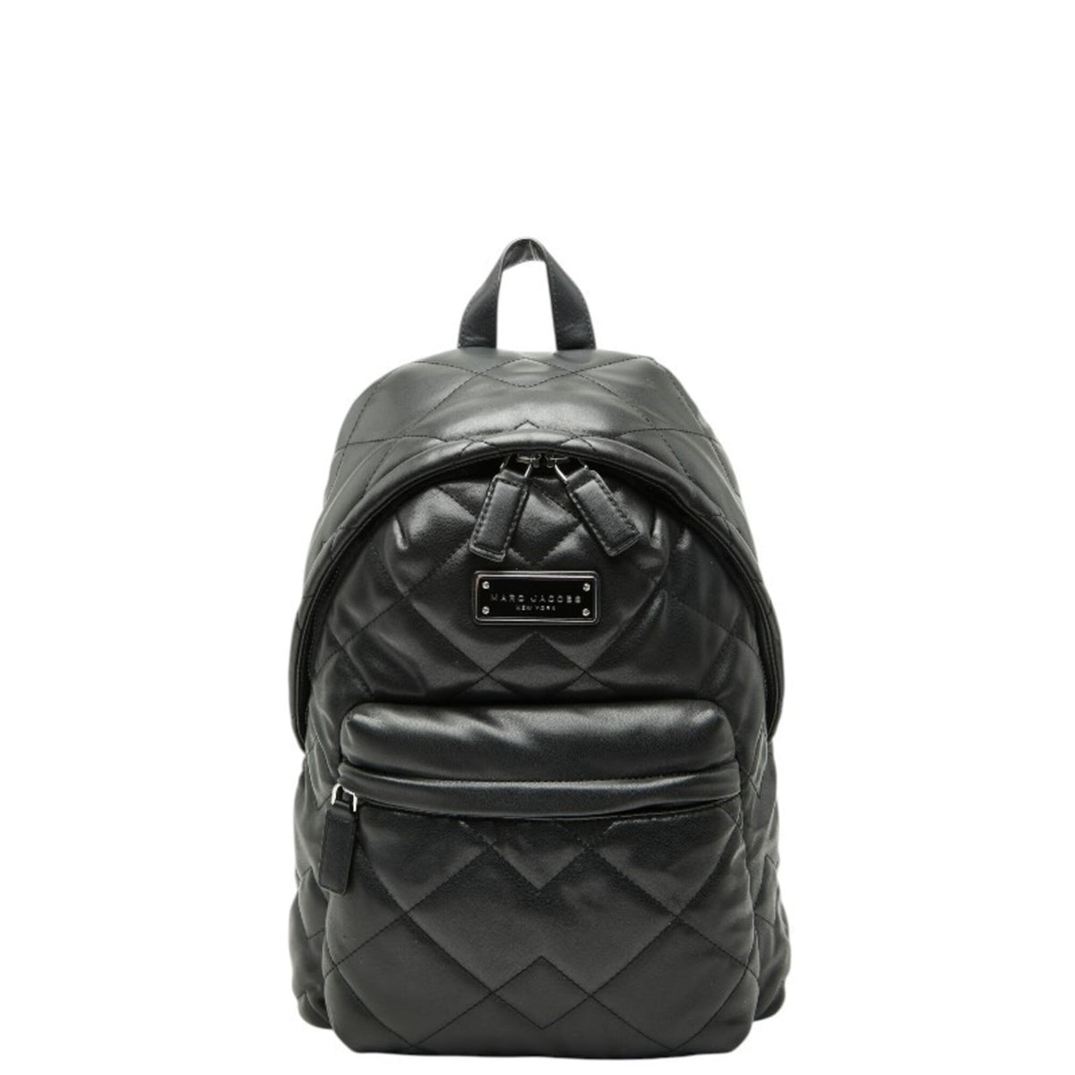 Marc Jacobs Black Quilting Backpack (Pre-Owned)