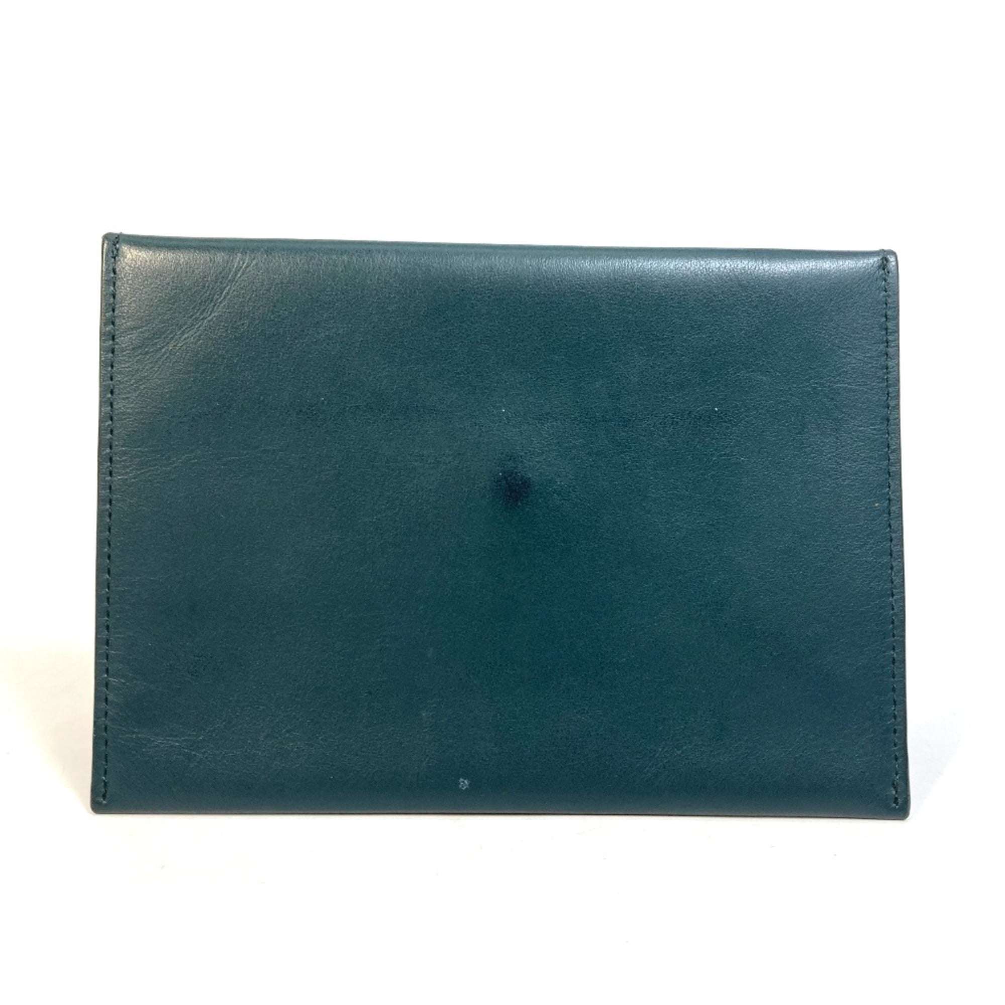 Berluti Green Leather Pouch (Pre-Owned)