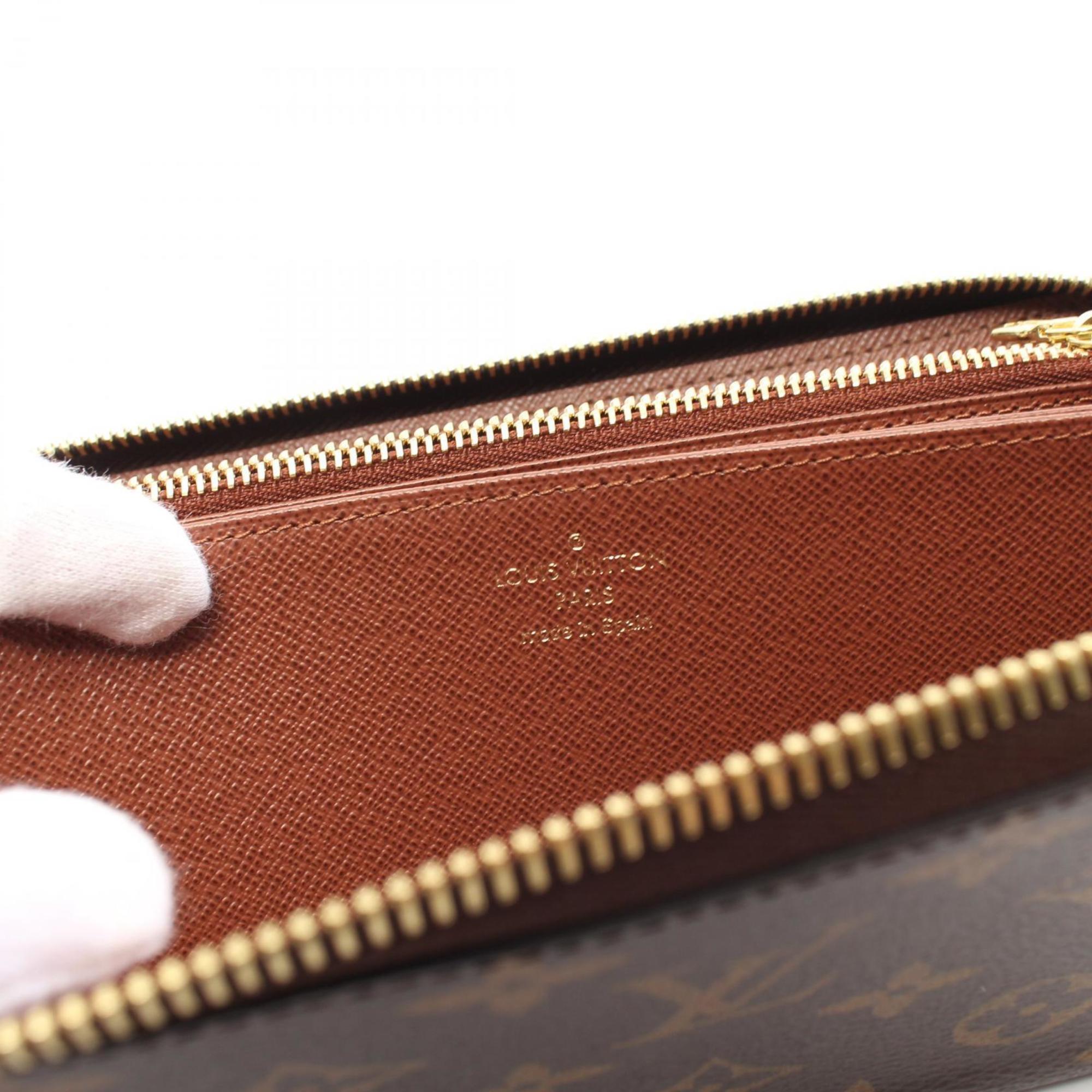 Louis Vuitton Brown Monogram Long Wallet (Bi-Fold) (Pre-Owned)