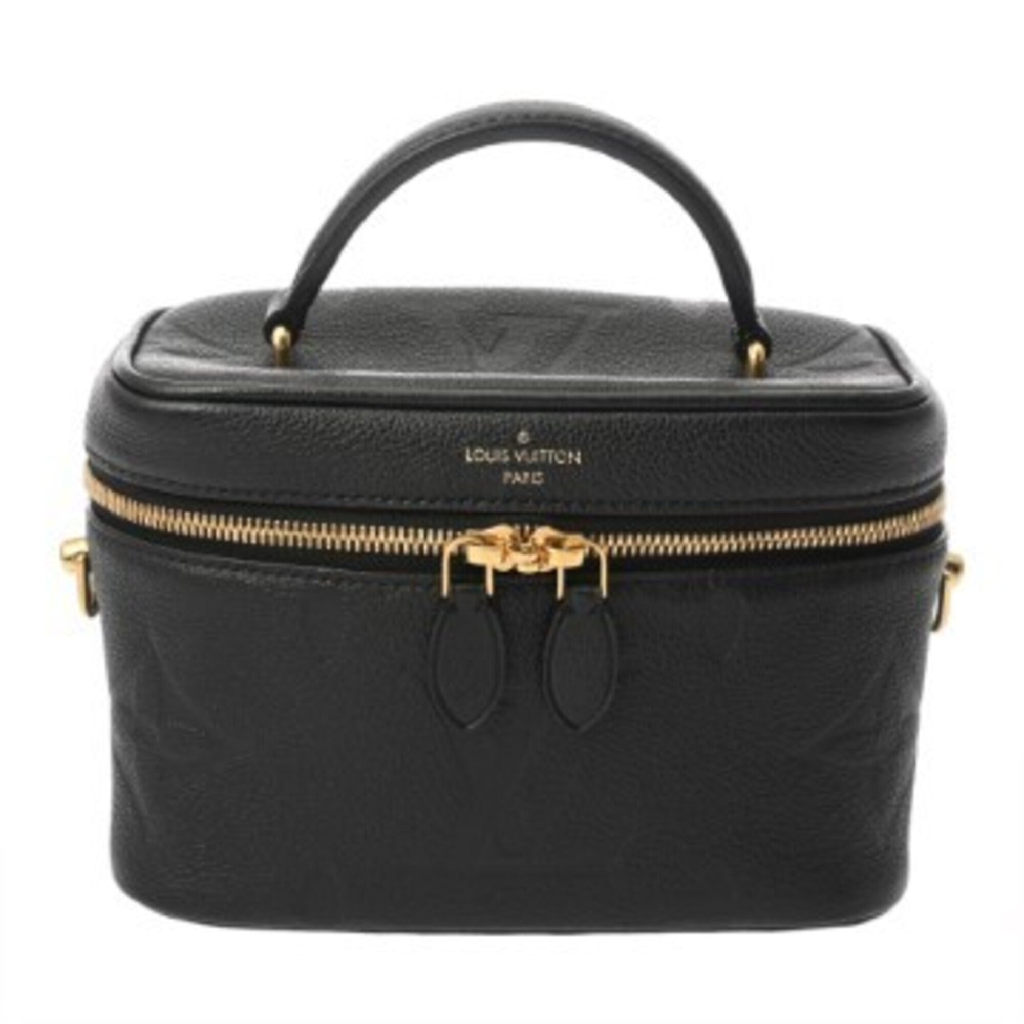 Louis Vuitton Noir Leather Vanity Bag (Pre-Owned)