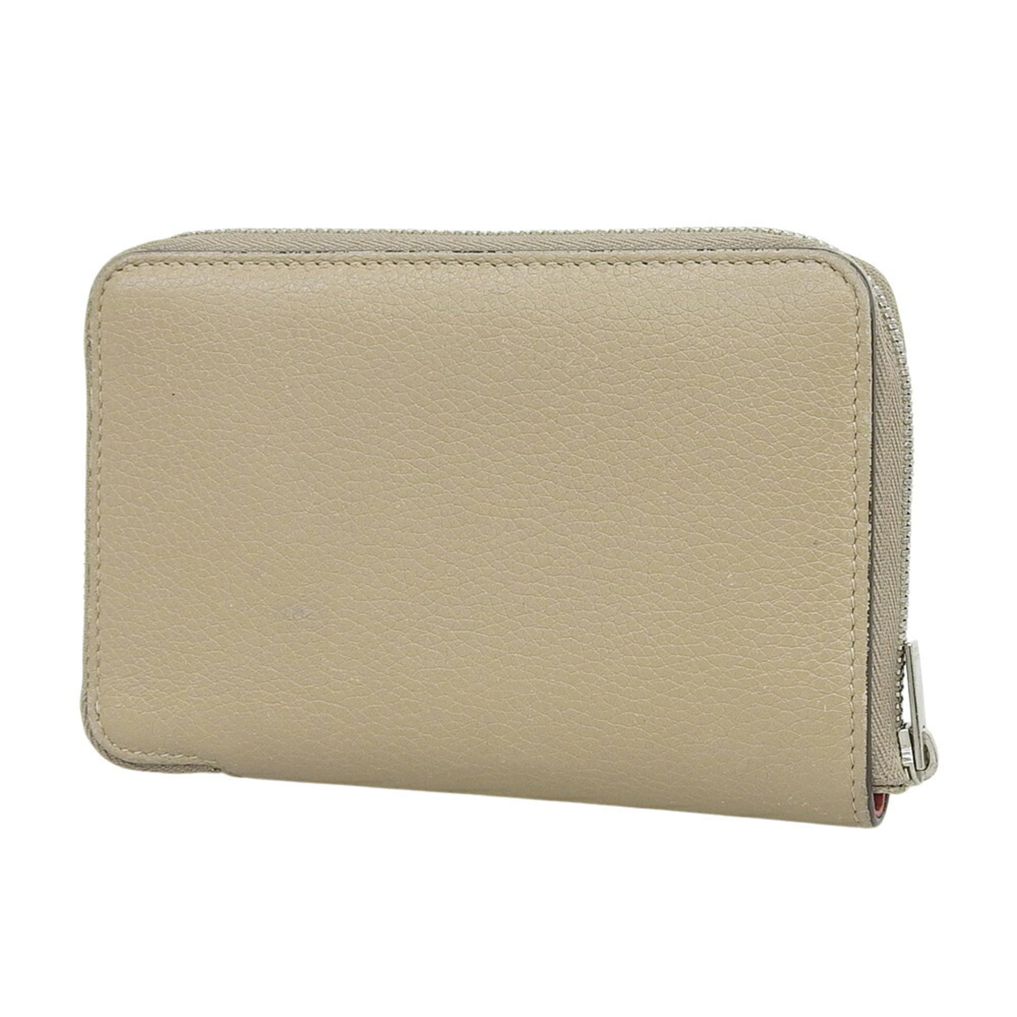 Celine Beige Leather Wallet (Bi-Fold) (Pre-Owned)