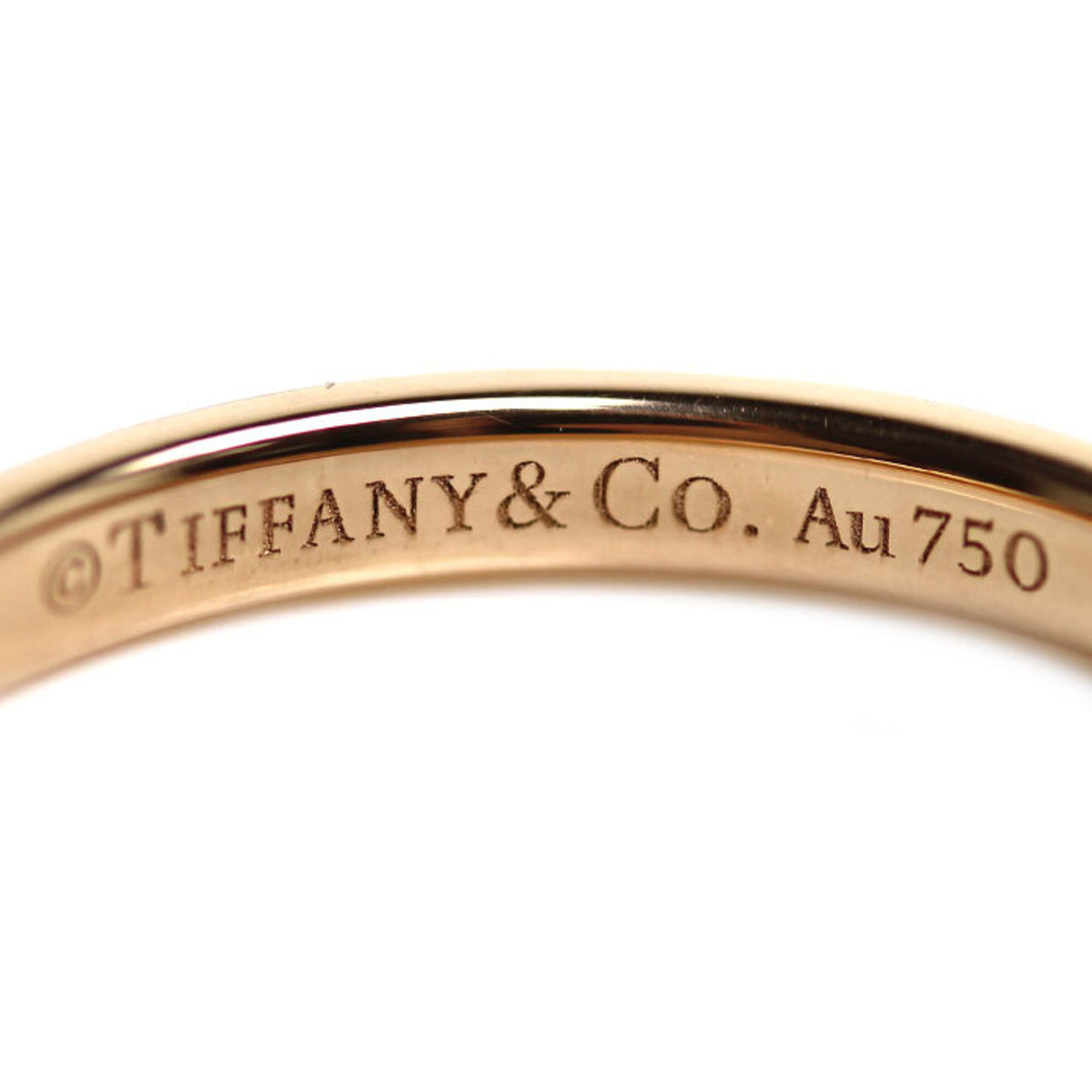 Tiffany Pink Gold (18K) Band Ring (Pre-Owned)