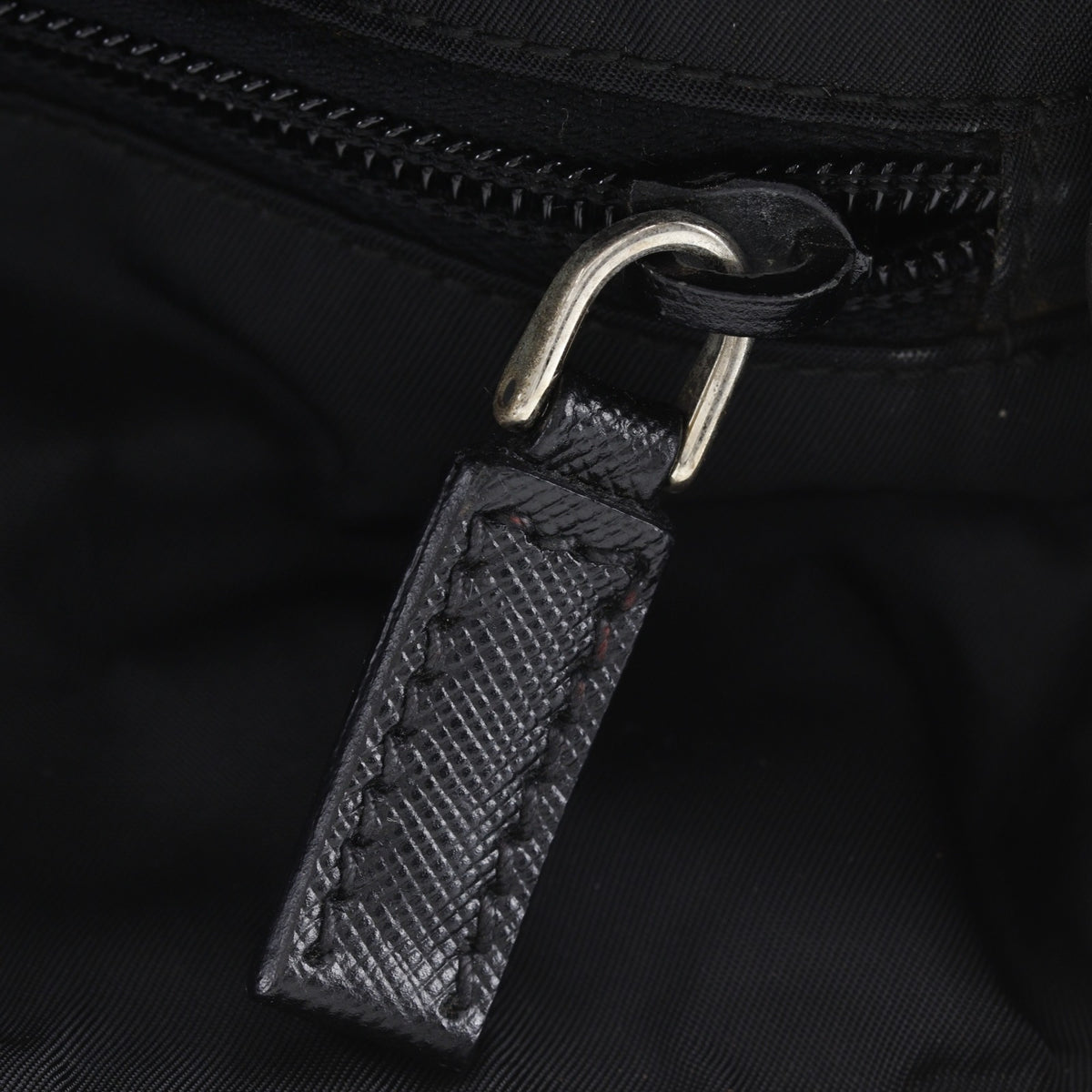 Prada Black Nylon Boston Bag Tote Bag (Pre-Owned)