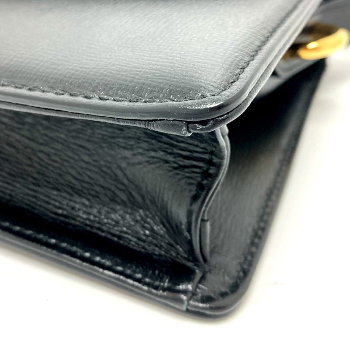 Gucci Black Leather Shoulder Bag (Pre-Owned)