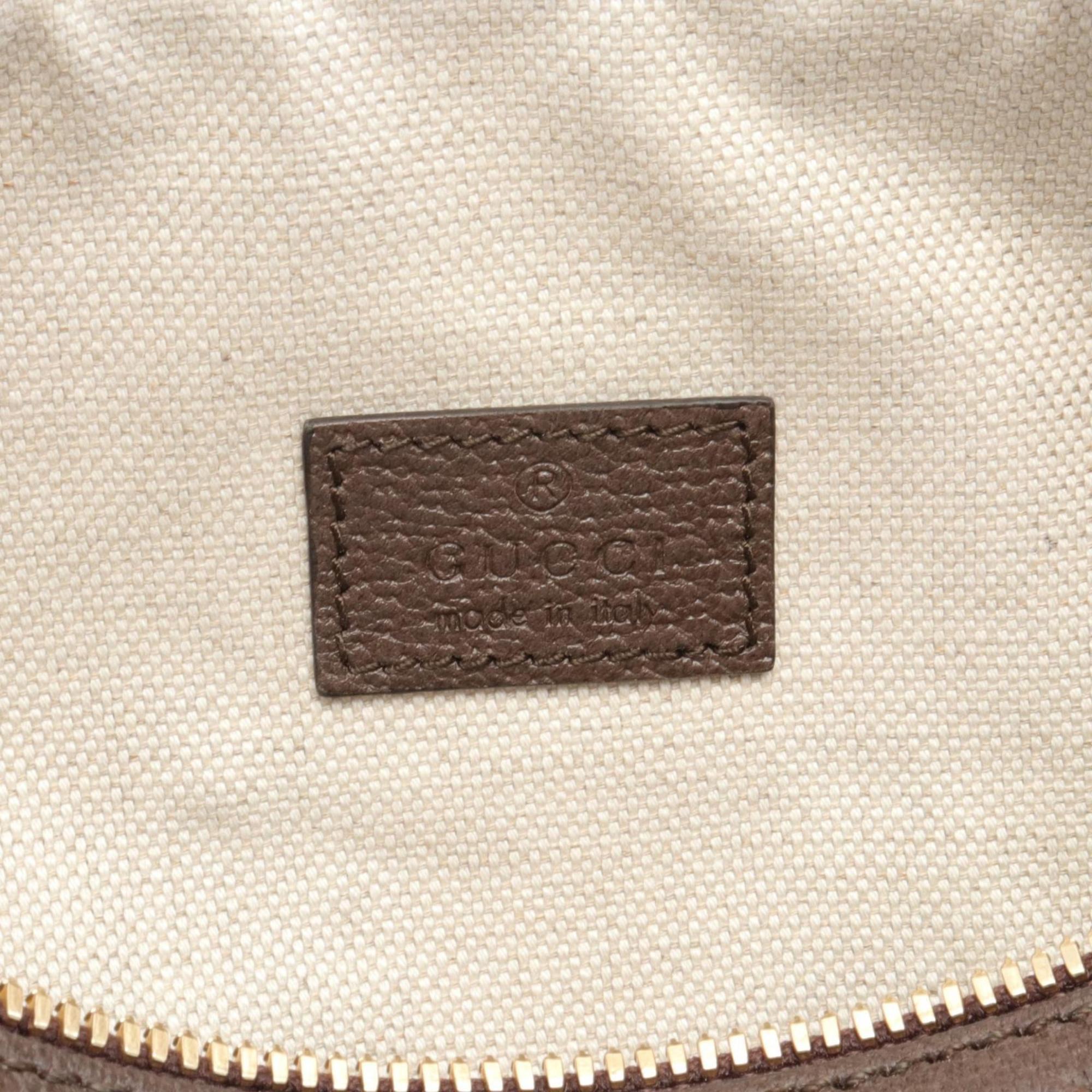 Gucci Beige Brown Multi-Color Pvc Leather Shoulder Bag