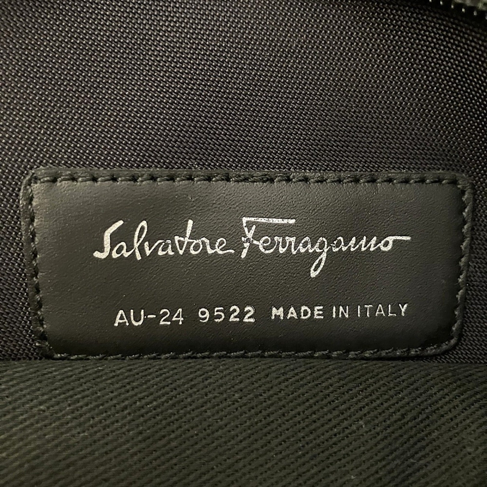 Salvatore Ferragamo Black Nylon Boston Bag (Pre-Owned)