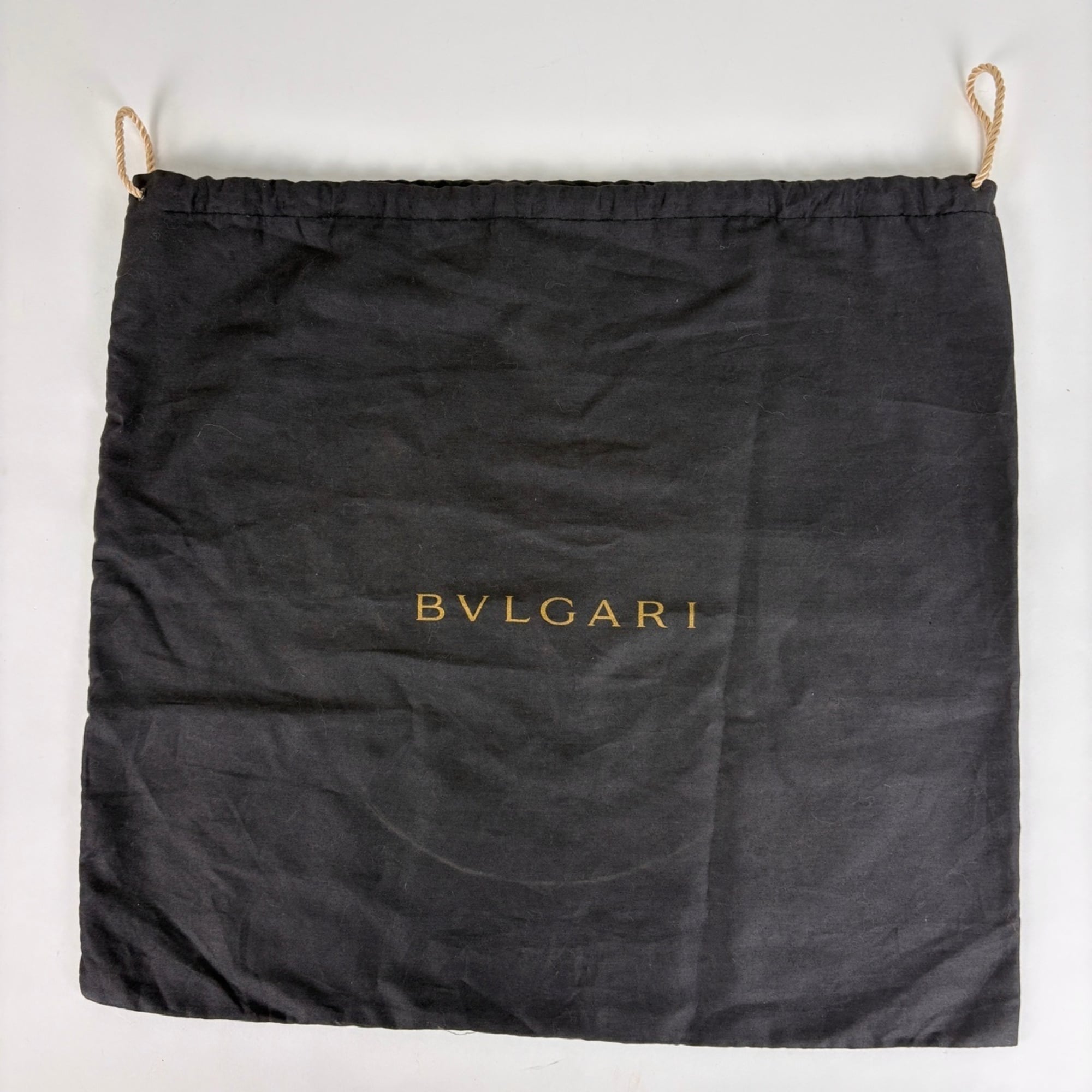 Bvlgari Black Canvas Leather Tote Bag (Pre-Owned)