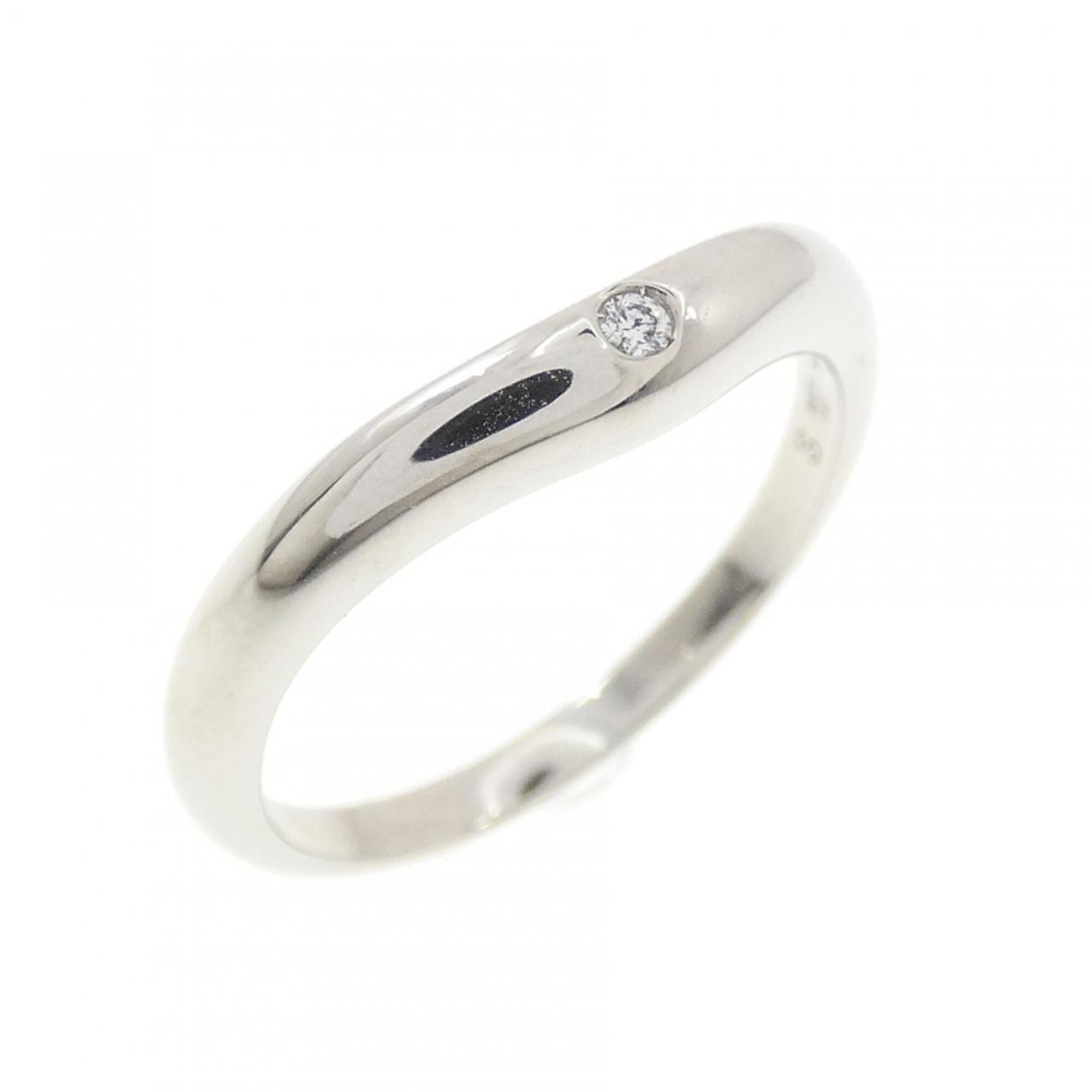 Bvlgari Platinum Platinum 950 Band Ring (Pre-Owned)