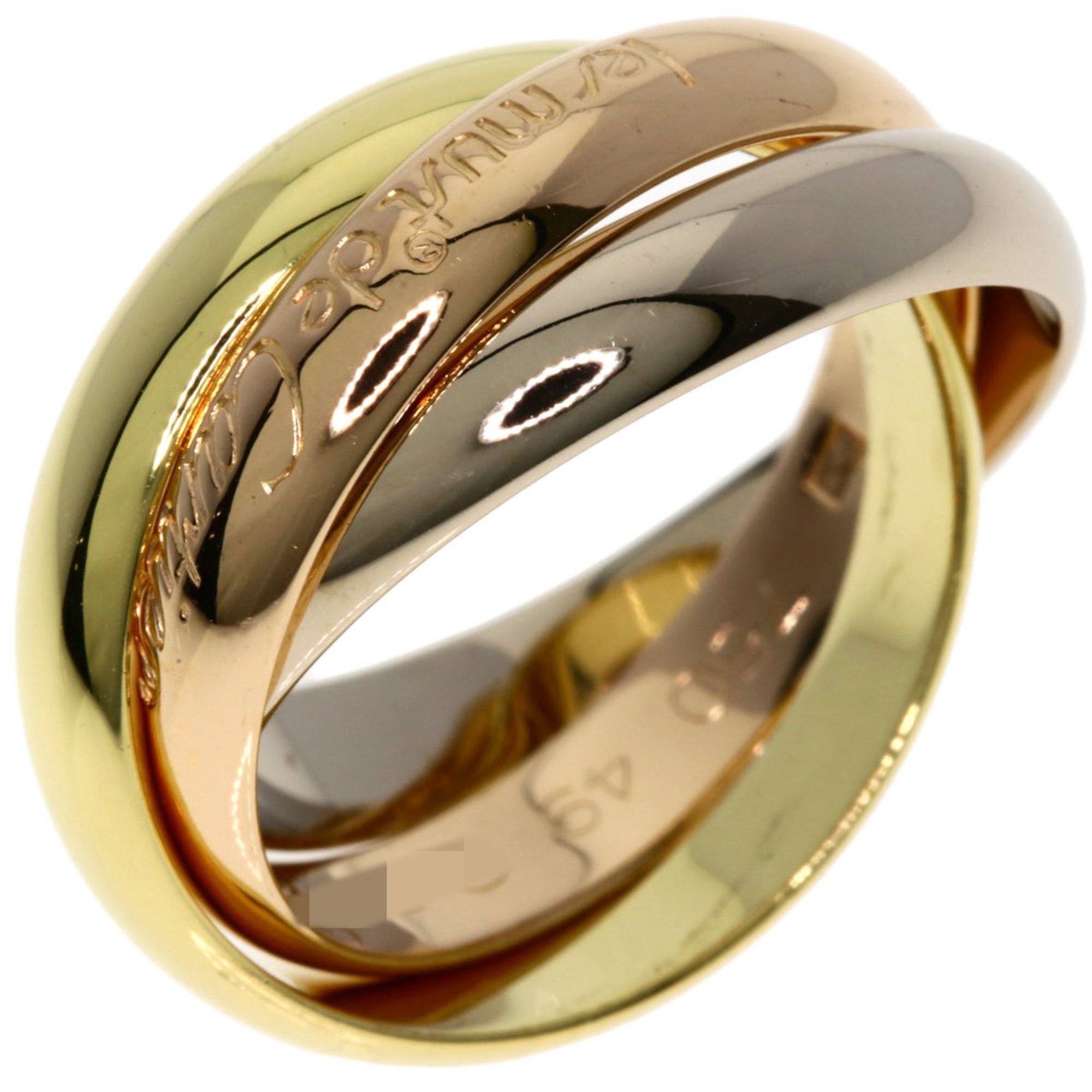 Cartier Trinity Yellow Gold (18K) Pink Gold (18K) White Gold (18K) Band Ring (Pre-Owned)