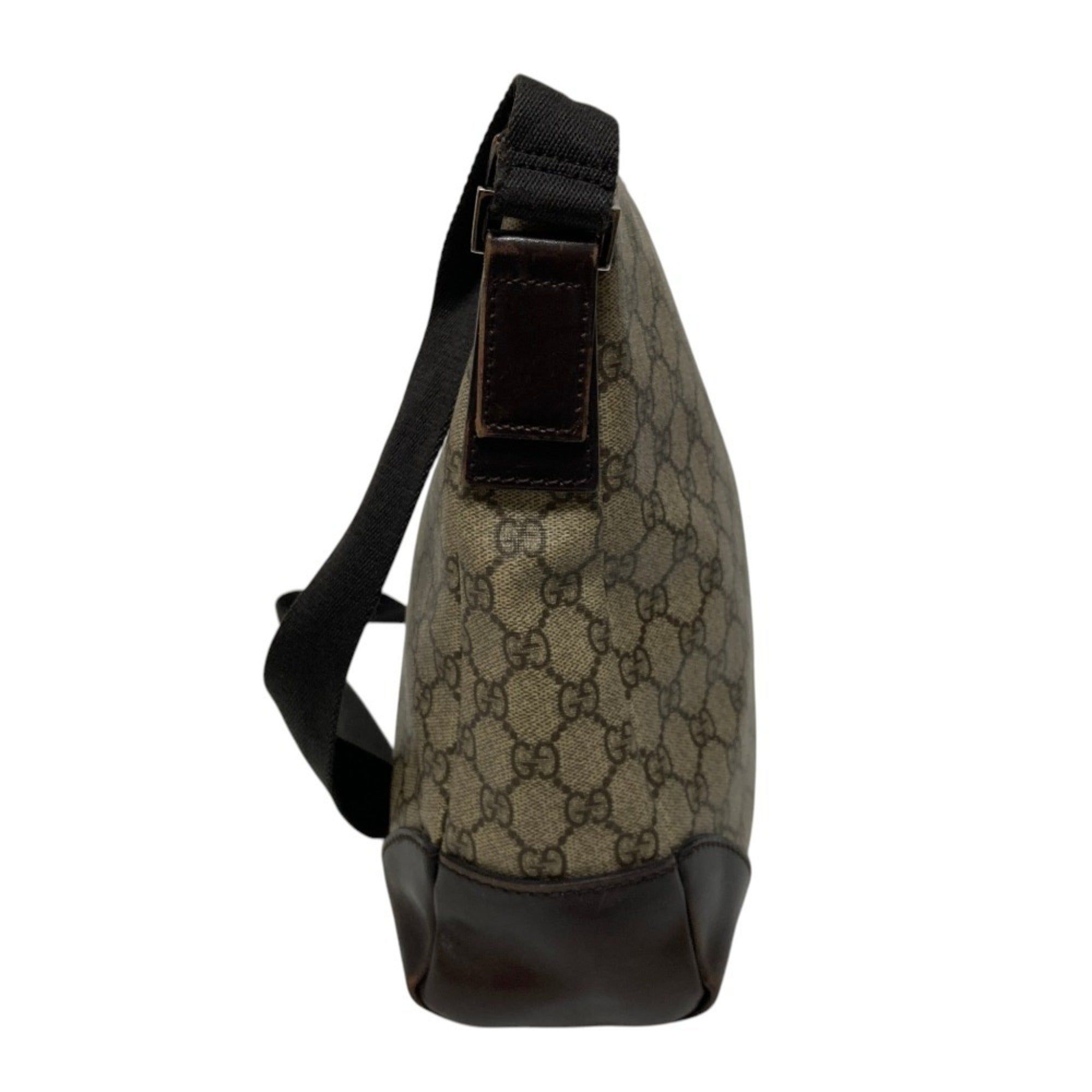 Gucci Brown Gg Supreme Shoulder Bag (Pre-Owned)