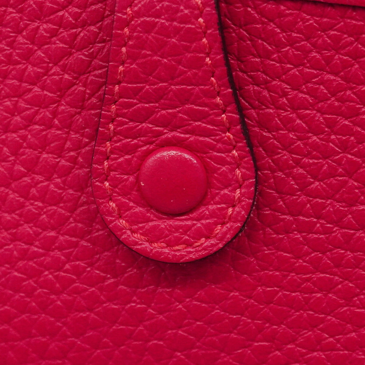 Hermes Pink Taurillon Clemence Leather Shoulder Bag (Pre-Owned)