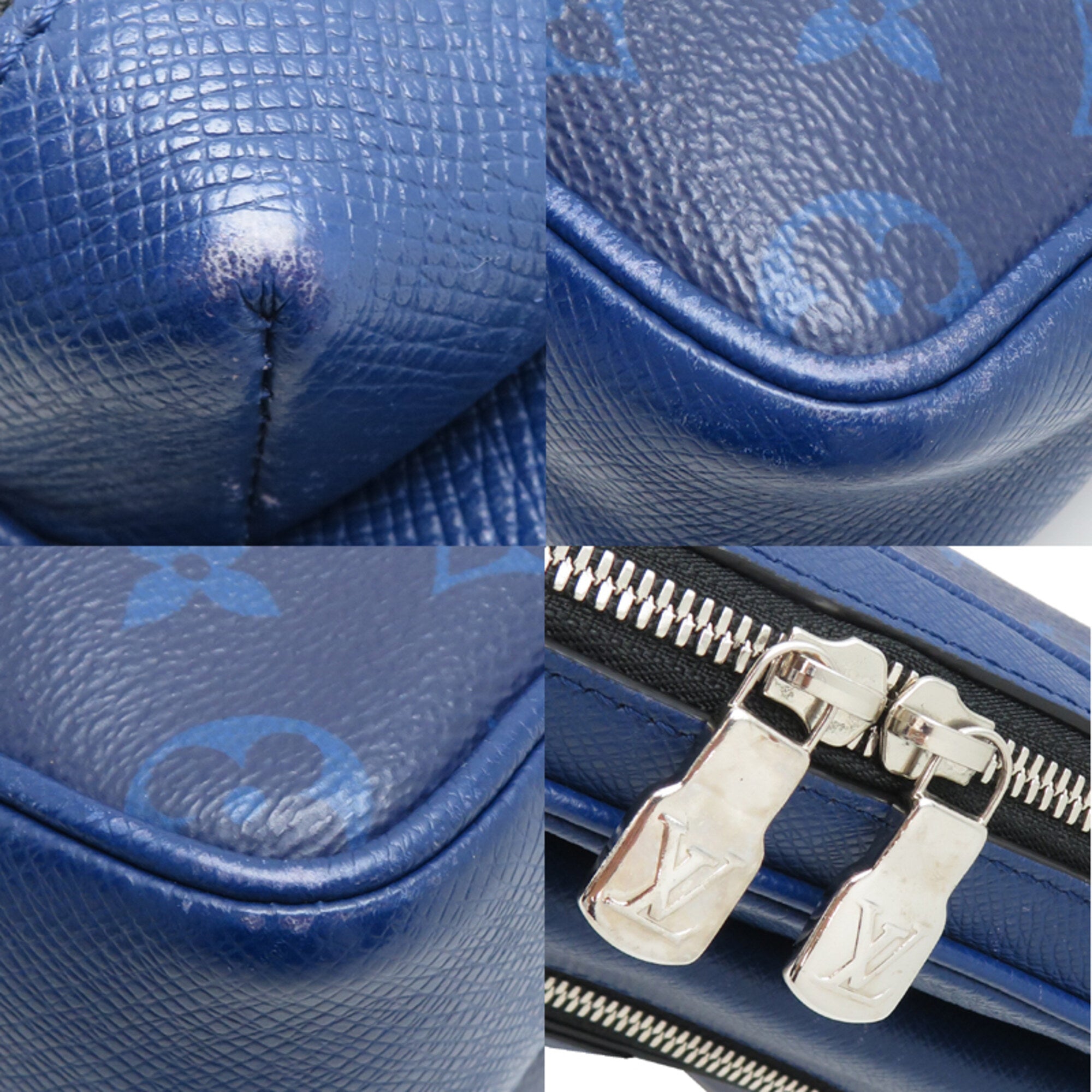 Louis Vuitton Cobalt Taigarama Messenger Bag (Pre-Owned)