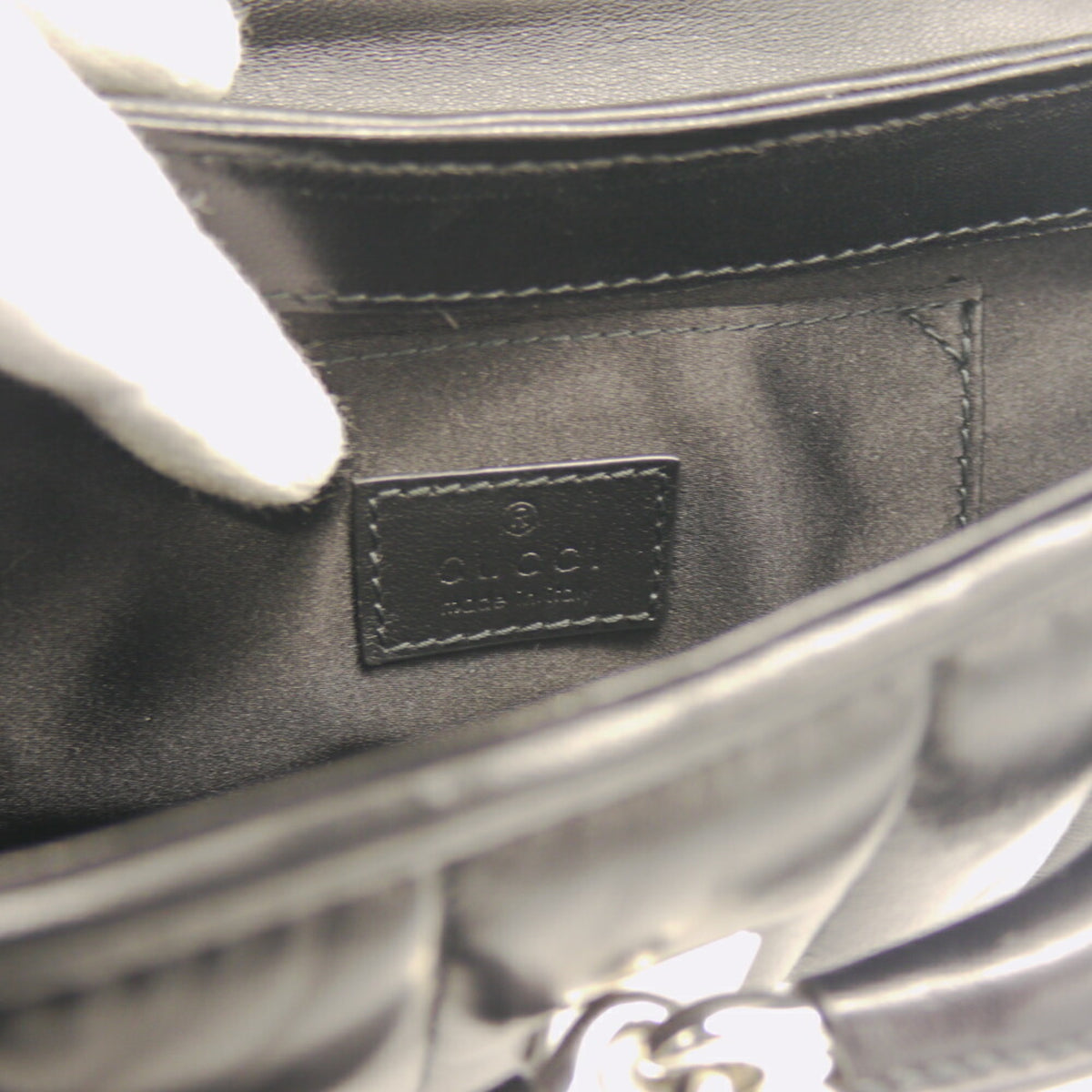 Gucci Black Leather Shoulder Bag (Pre-Owned)