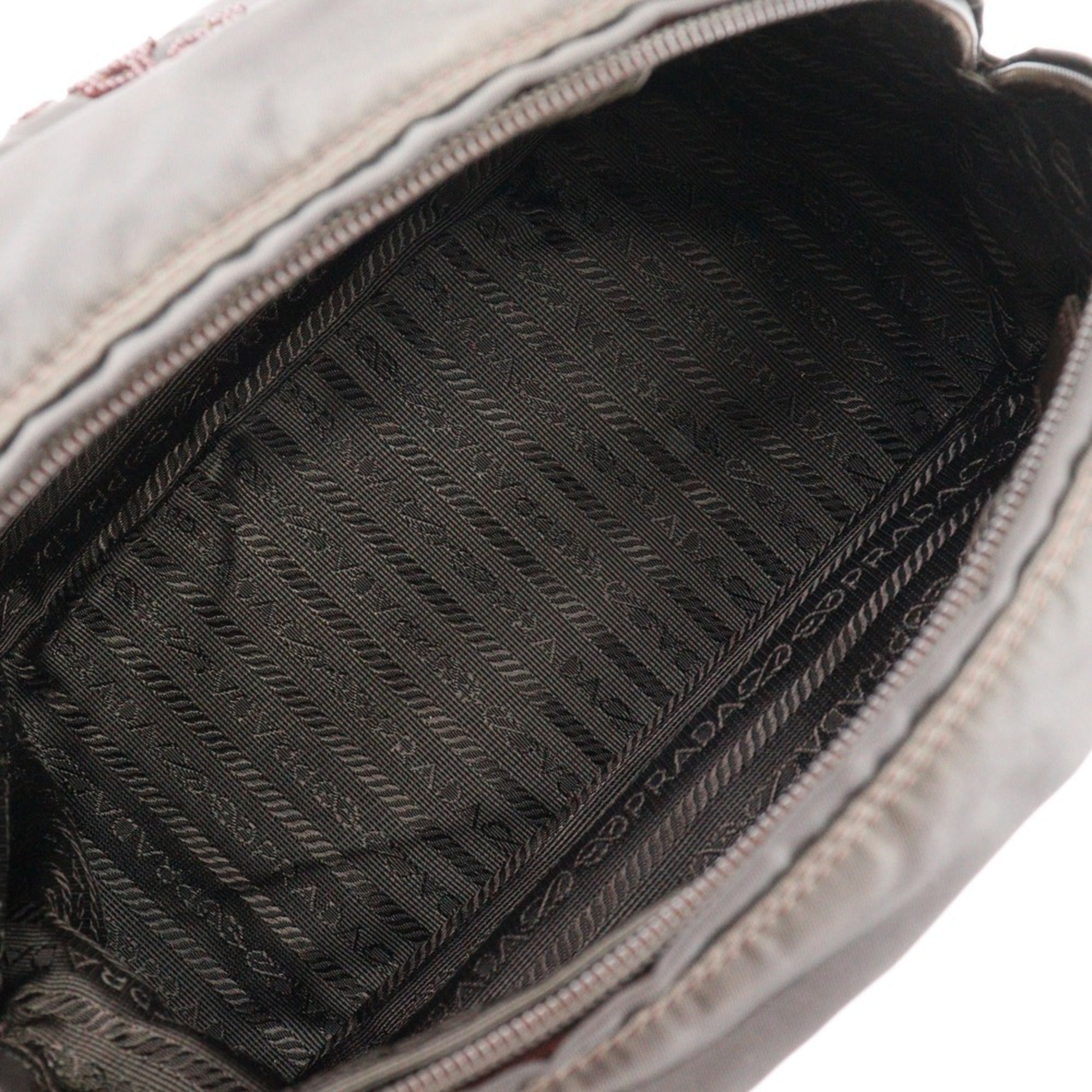 Prada Brown Nylon Handbag (Pre-Owned)