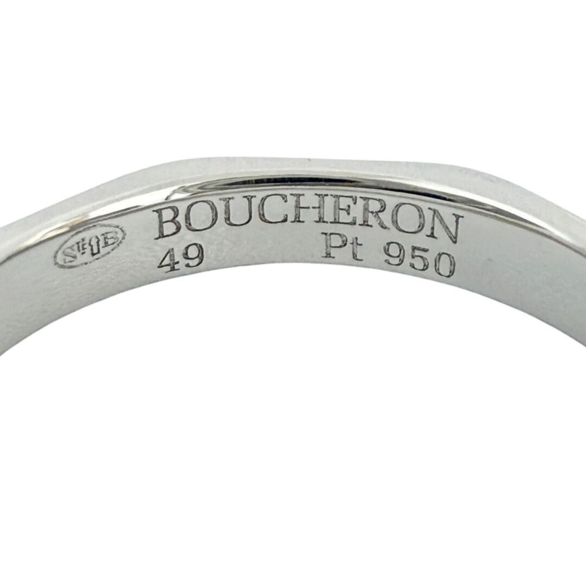 Boucheron Platinum 950 Band Ring (Pre-Owned)