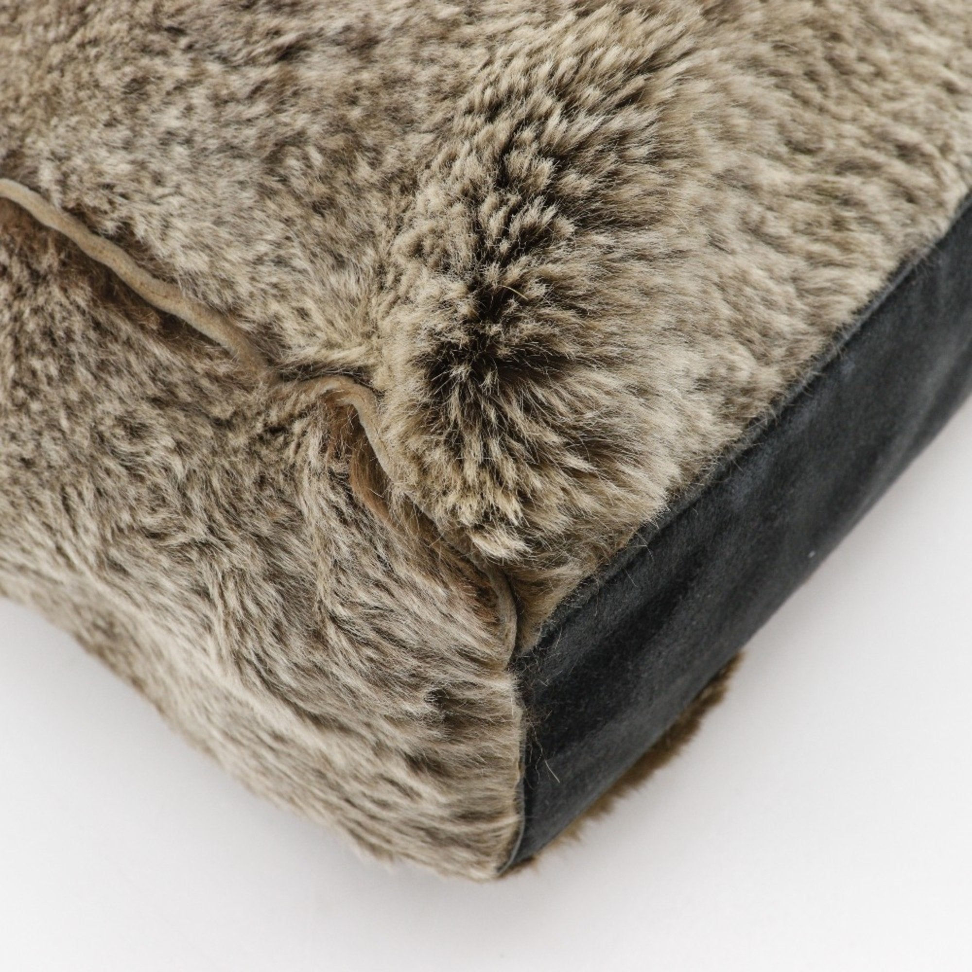 Chanel Brown Fur Handbag Tote Bag (Pre-Owned)