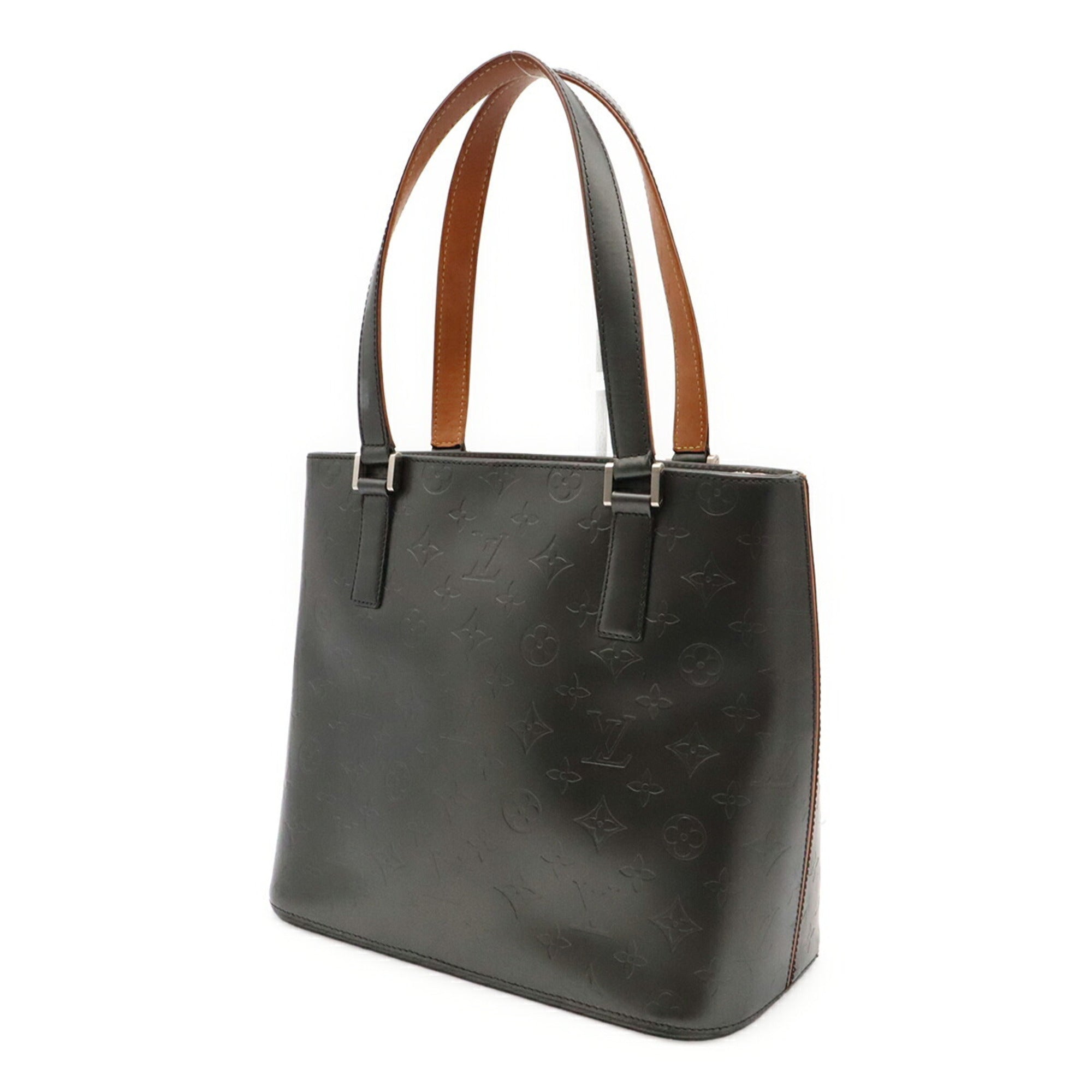 Louis Vuitton Monogram Mat Black Noir Monogram Mat Shoulder Bag Tote Bag (Pre-Owned)