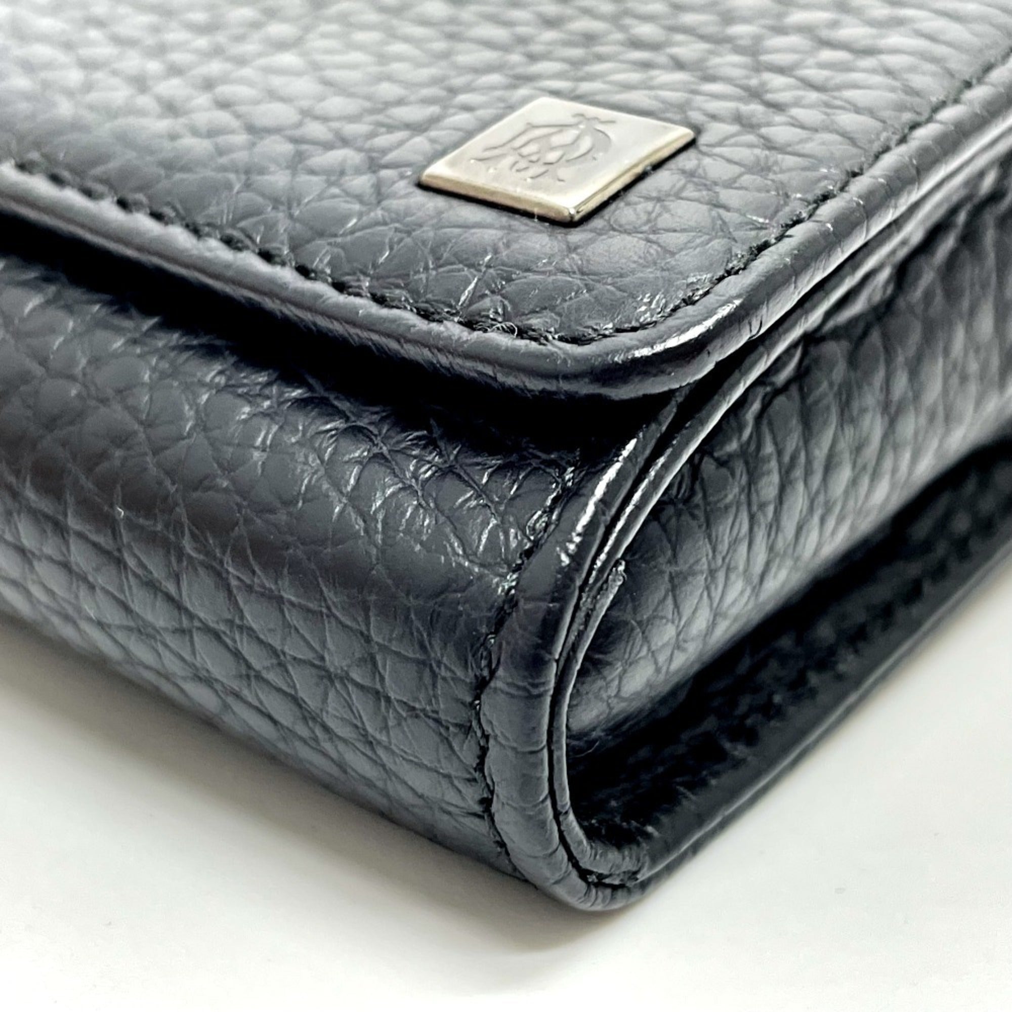 Dunhill Black Leather Pouch (Pre-Owned)
