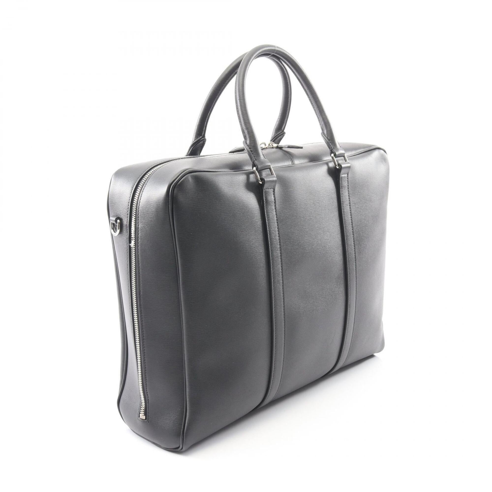Tod's Black Leather Handbag (Pre-Owned)