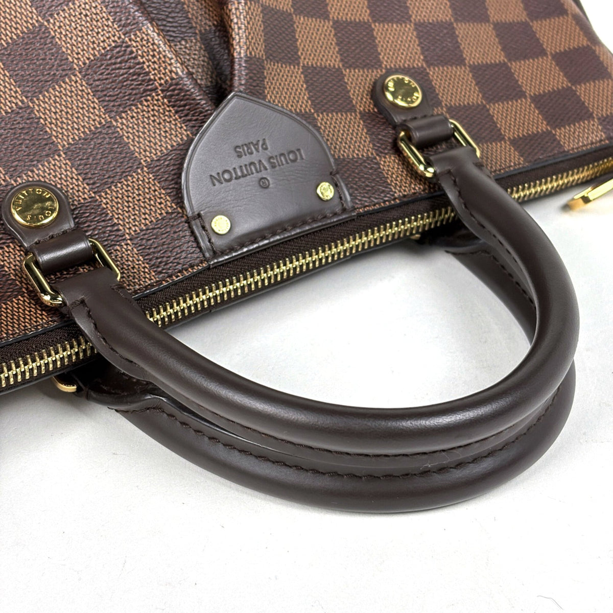 Louis Vuitton Brown Damier Canvas Handbag Shoulder Bag (Pre-Owned)