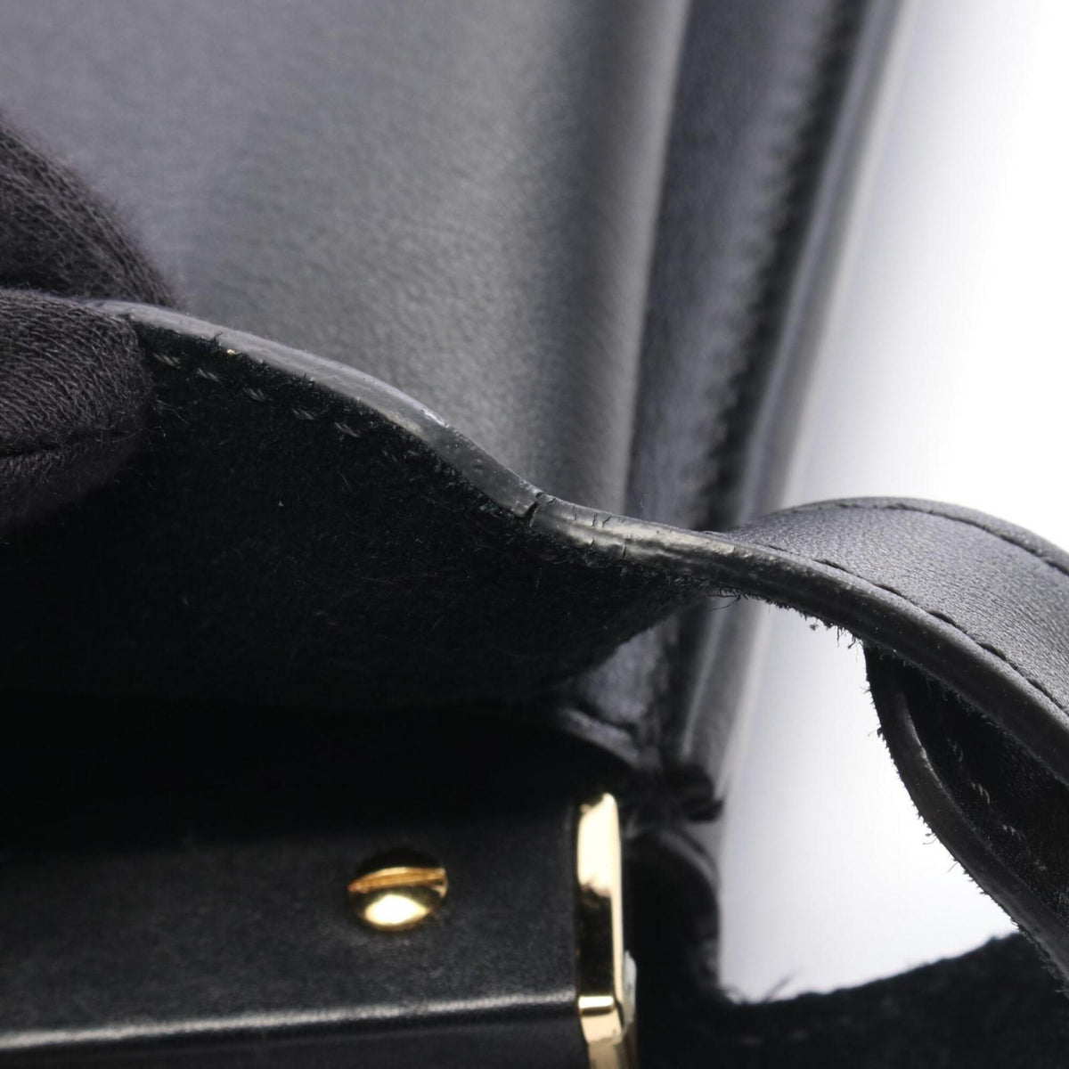 Fendi Black Leather Handbag (Pre-Owned)
